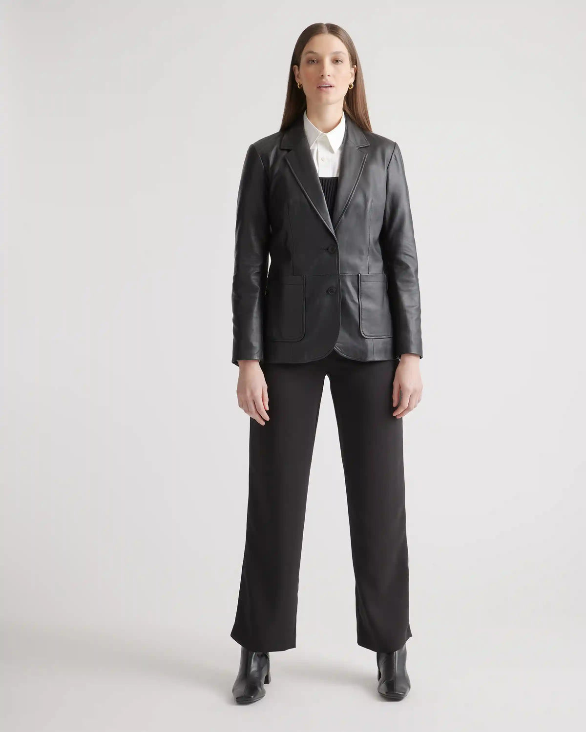 100% Leather Blazer