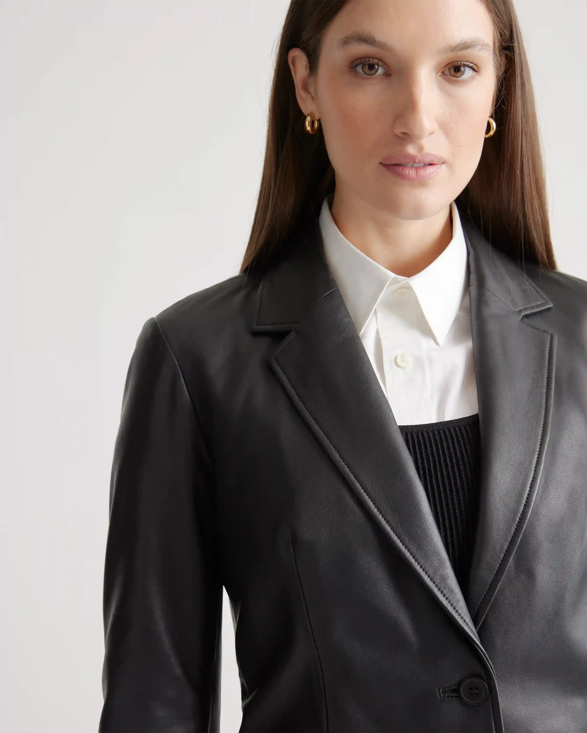 100% Leather Blazer