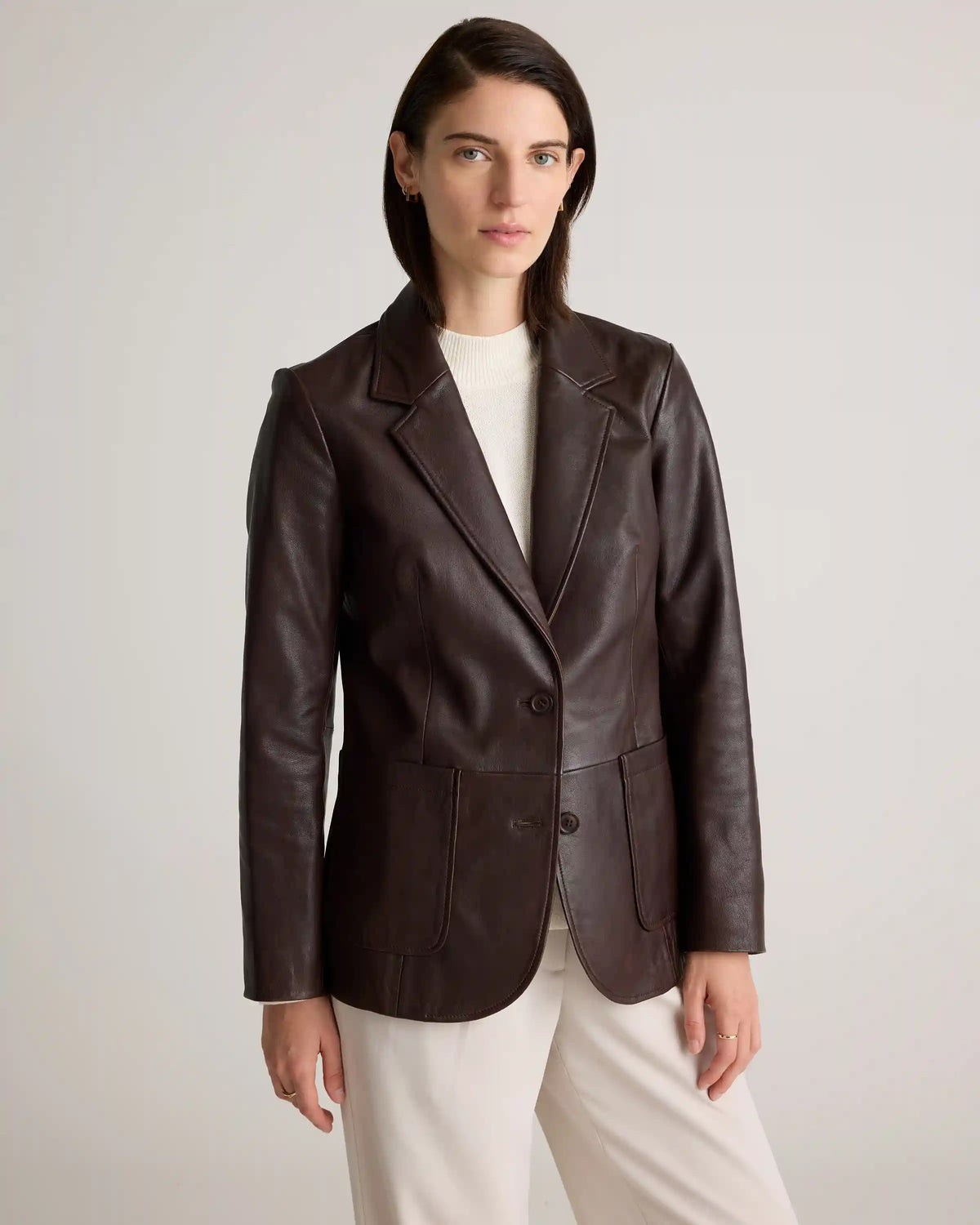 100% Leather Blazer