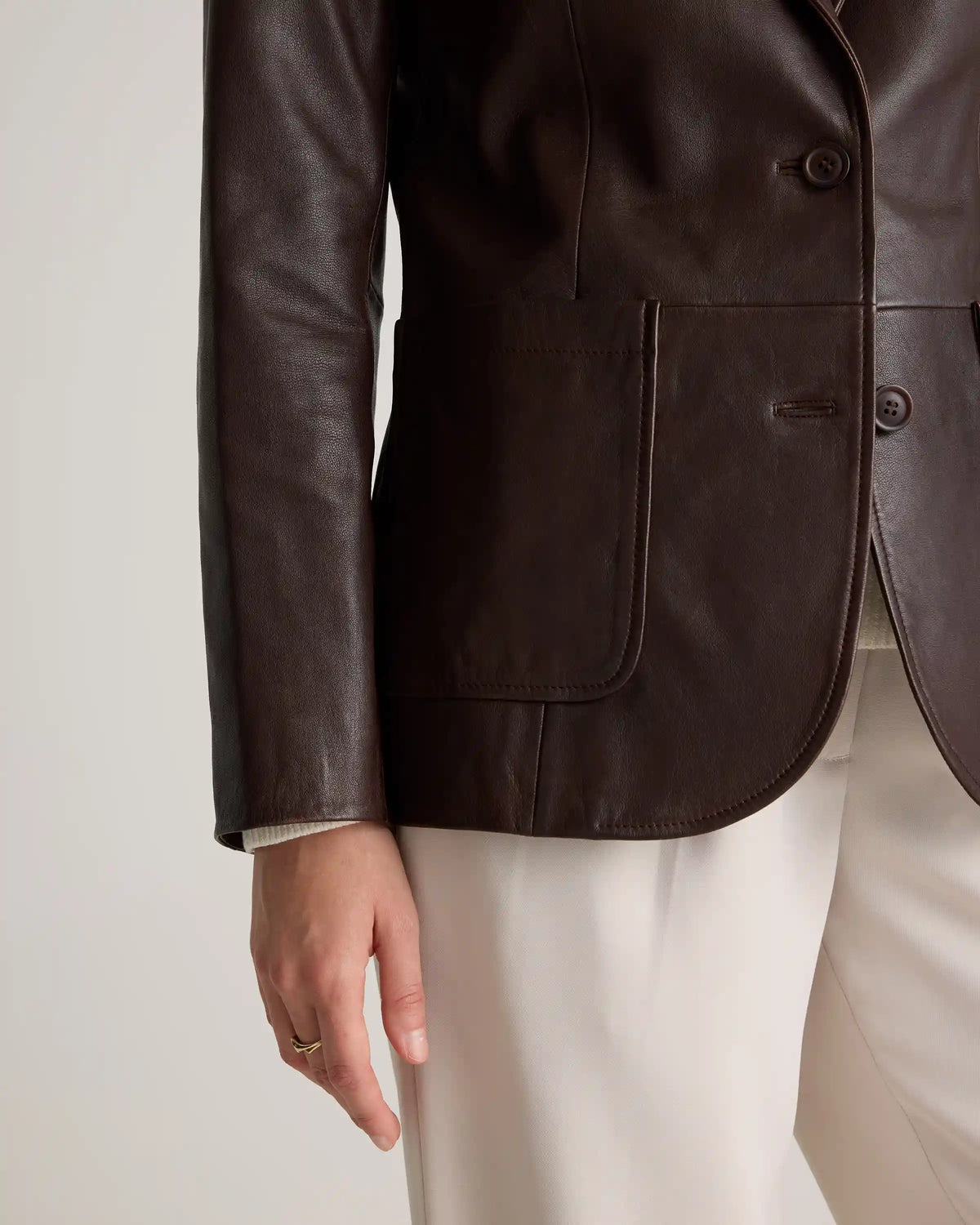 100% Leather Blazer