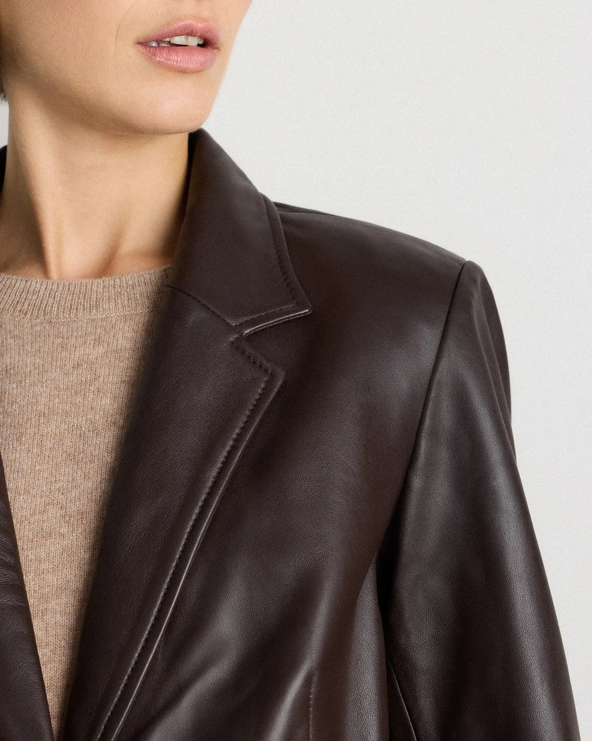 100% Leather Blazer