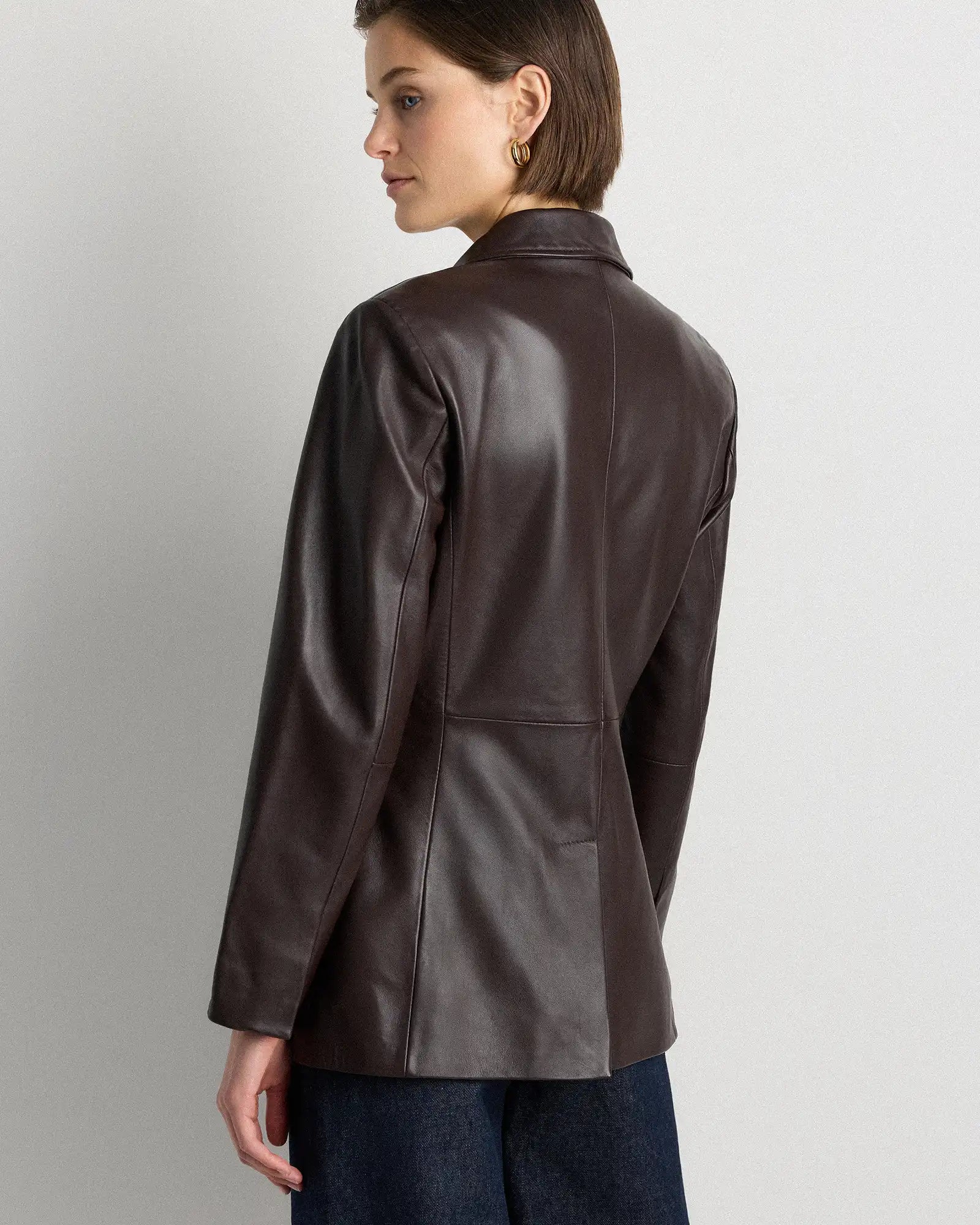 100% Leather Blazer