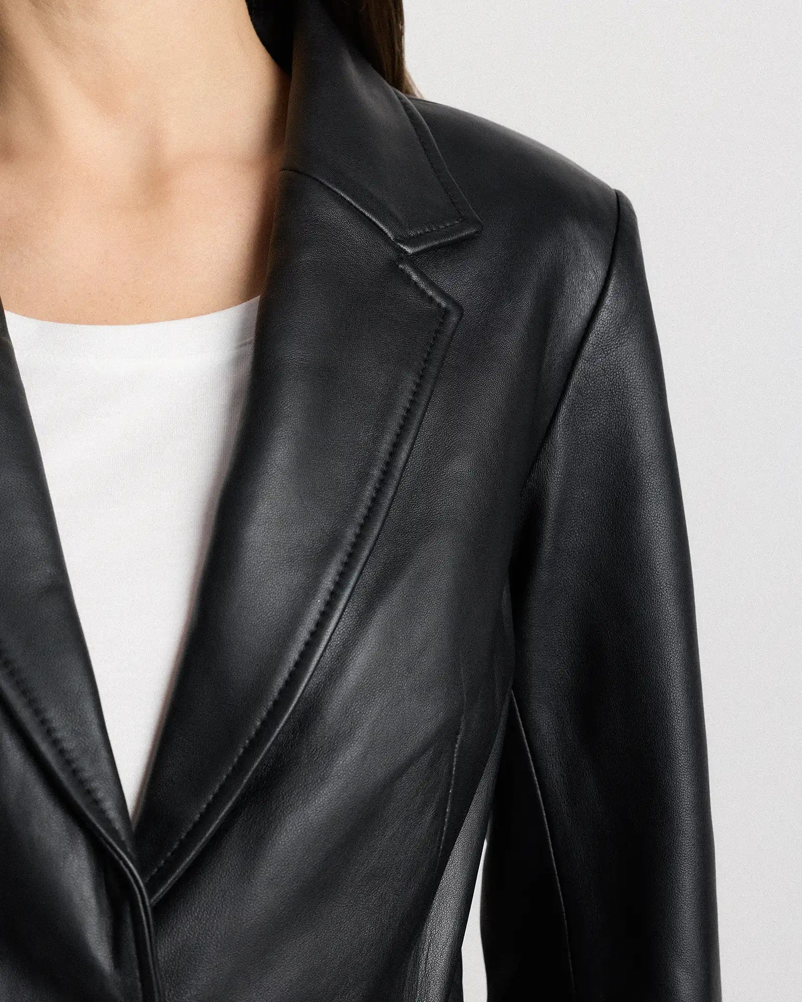 100% Leather Blazer