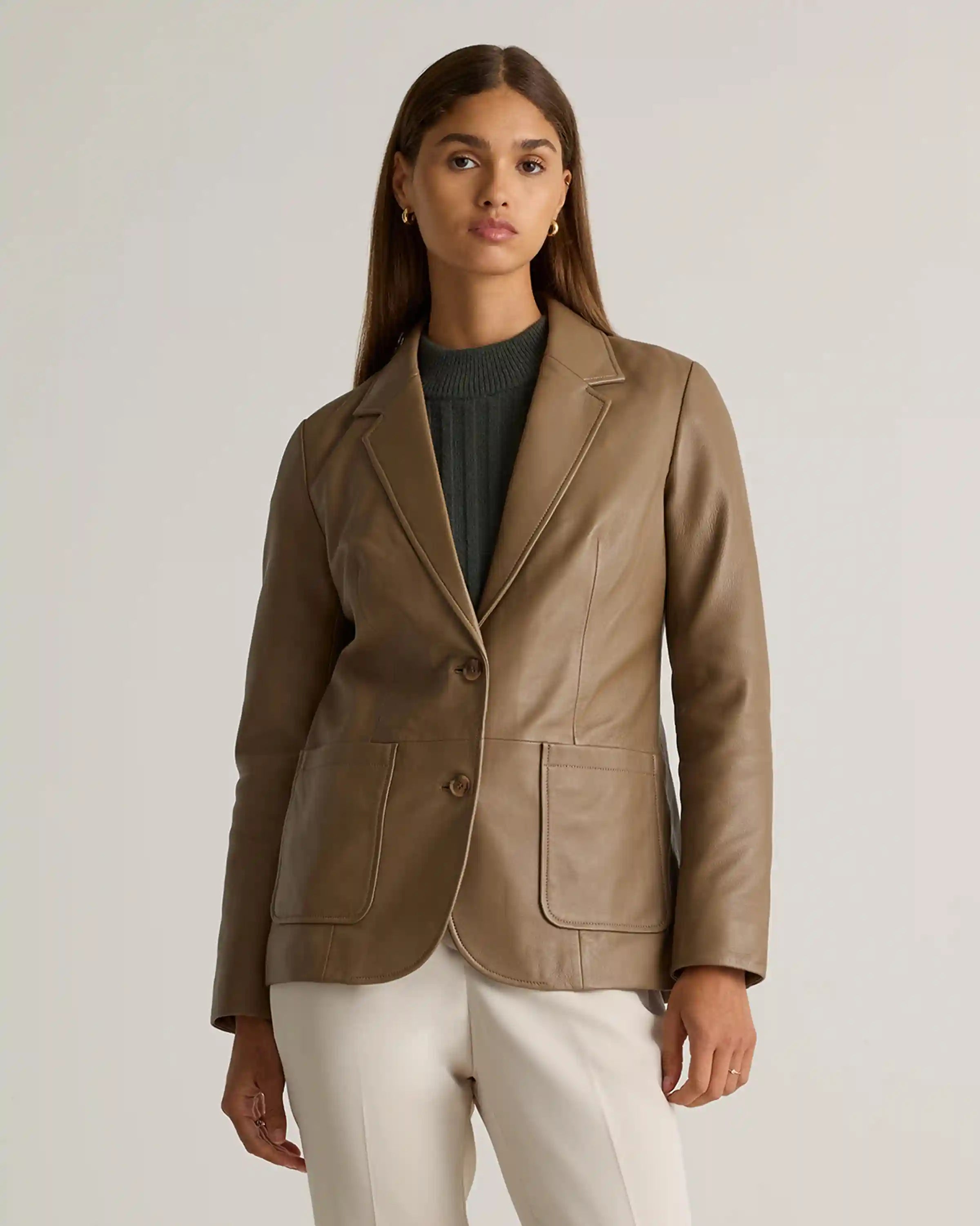 100% Leather Blazer