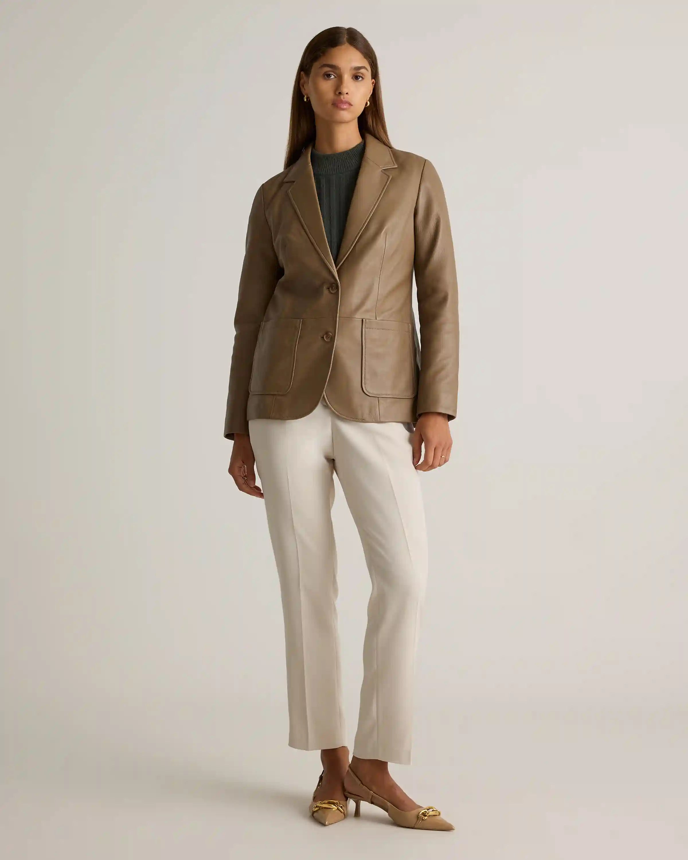 100% Leather Blazer
