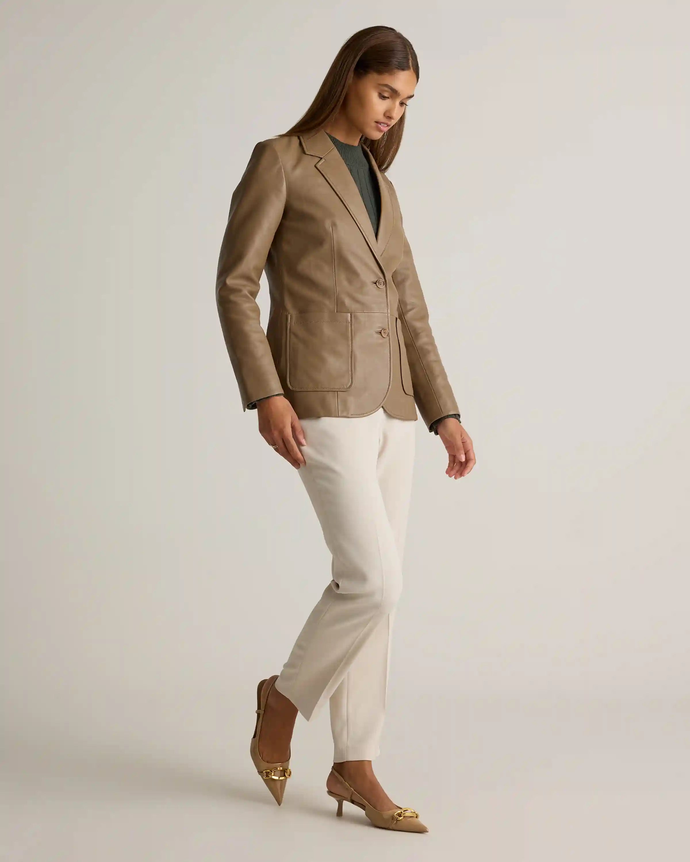 100% Leather Blazer