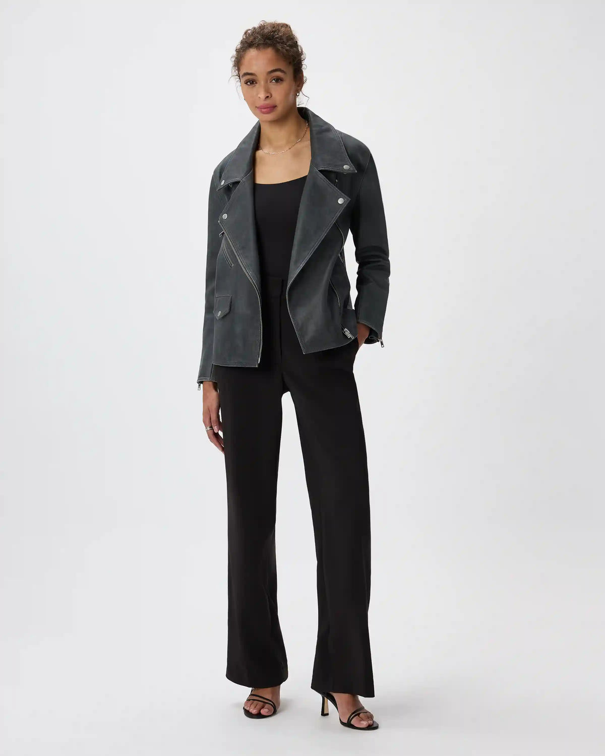 100% Leather Oversized Biker Jacket