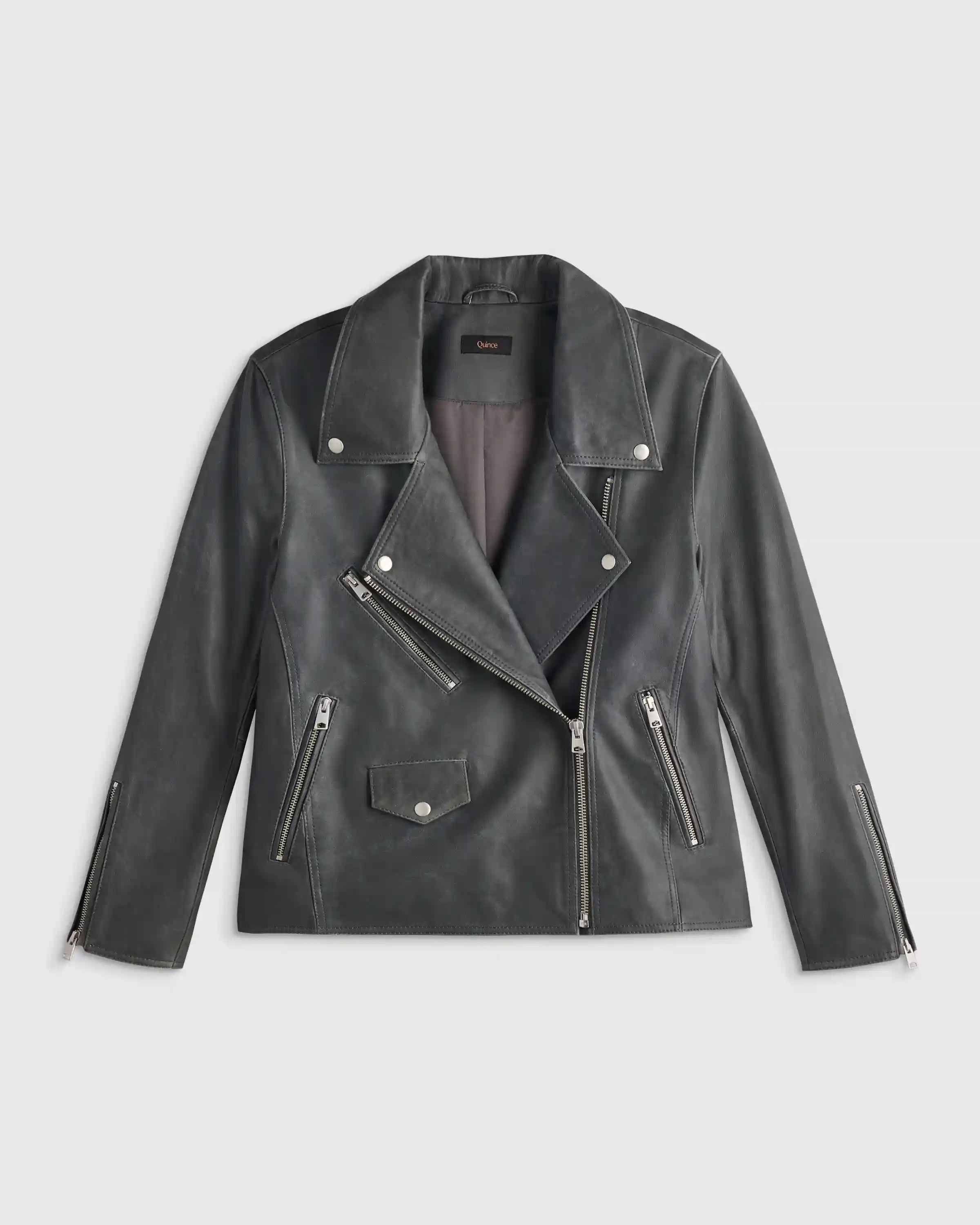 100% Leather Oversized Biker Jacket