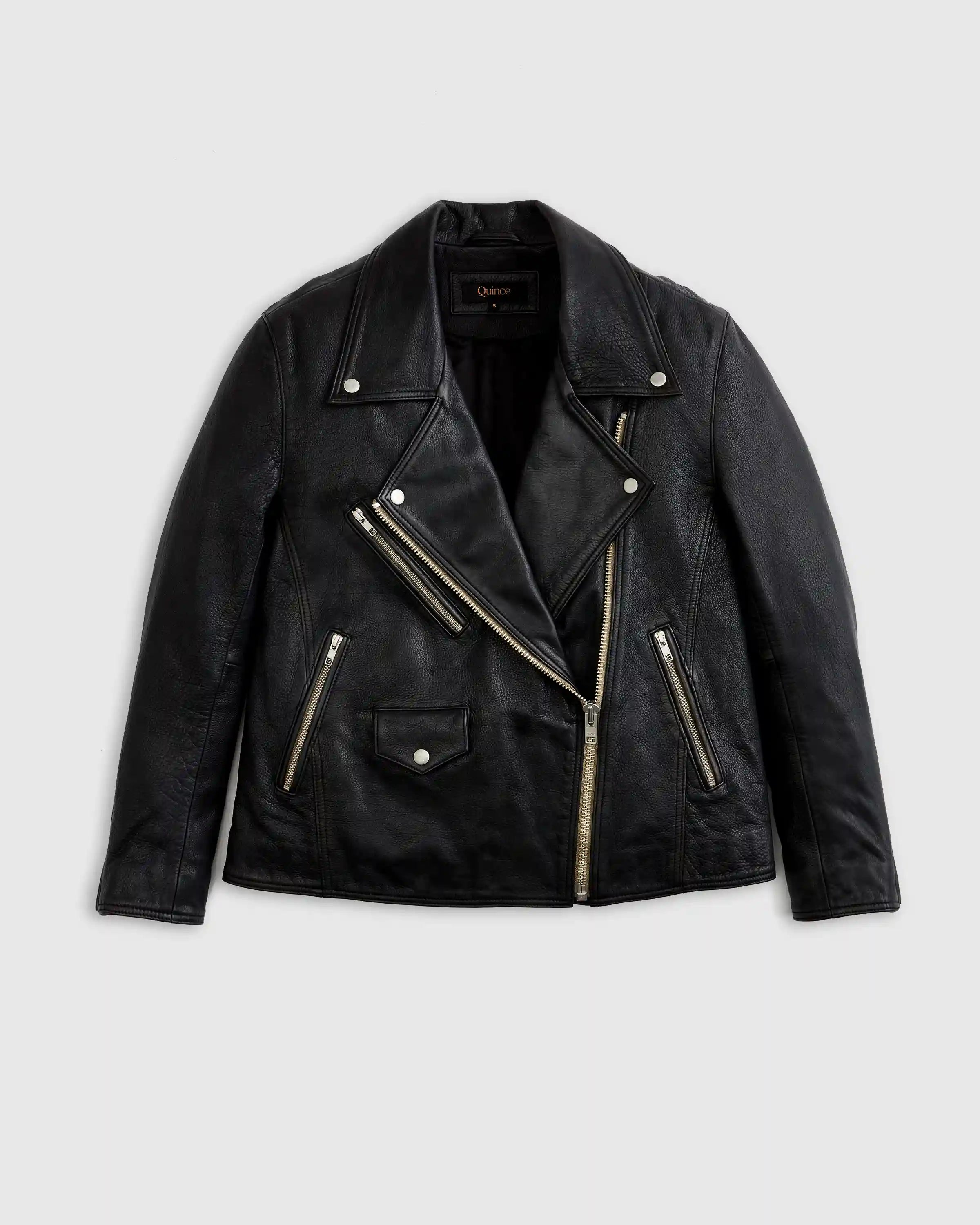 100% Leather Oversized Biker Jacket