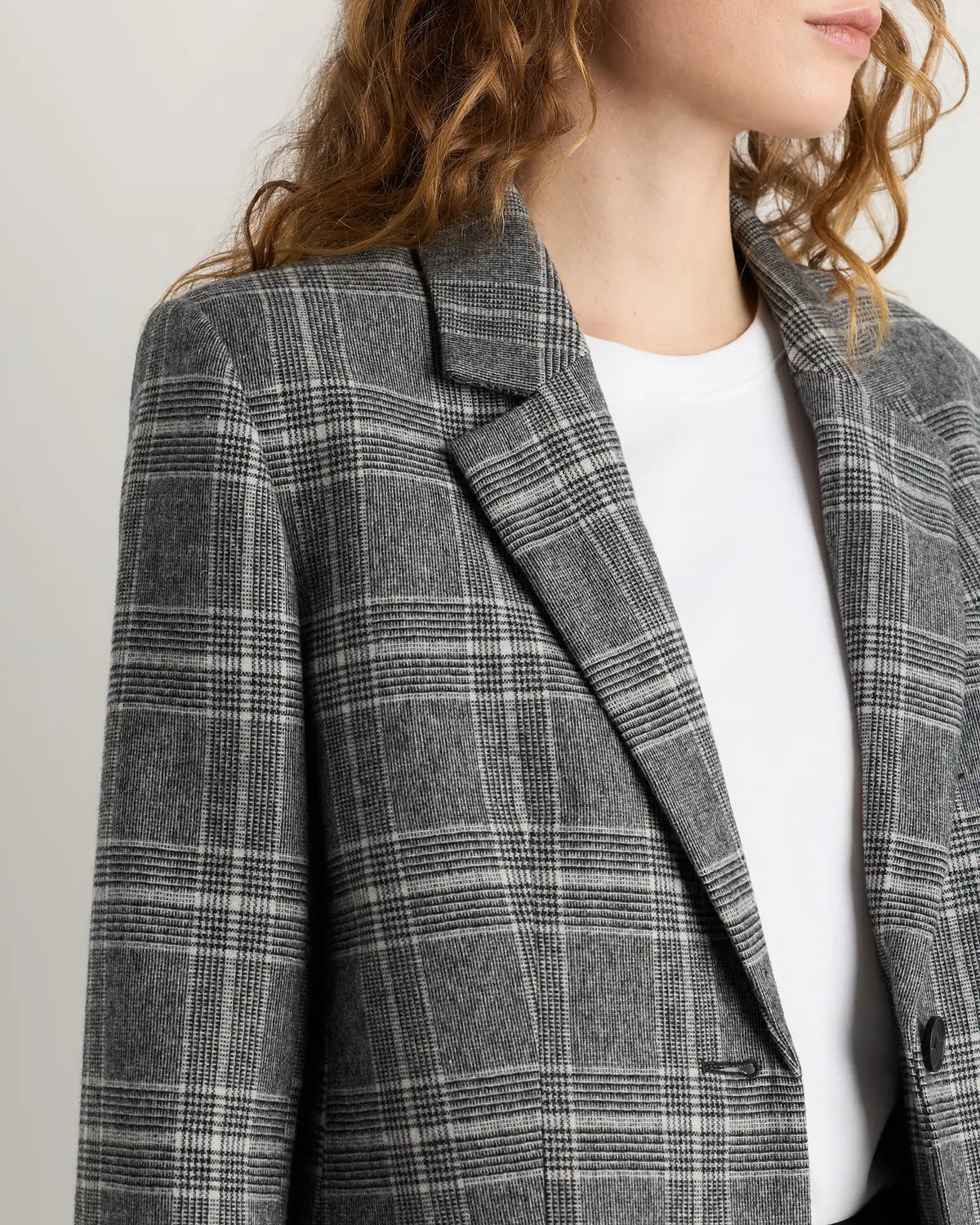 Italian Wool Oversized Blazer