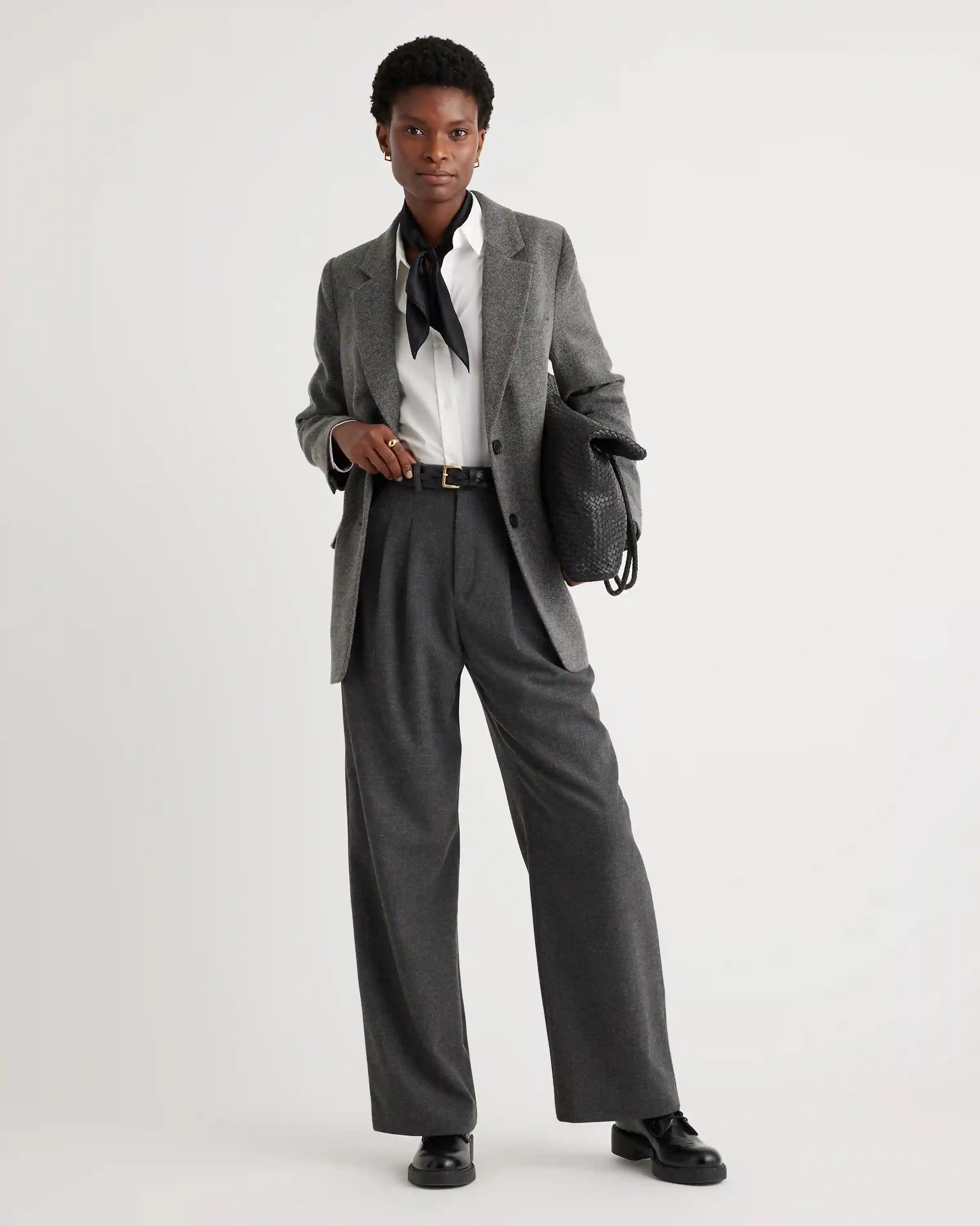 Italian Wool Oversized Blazer