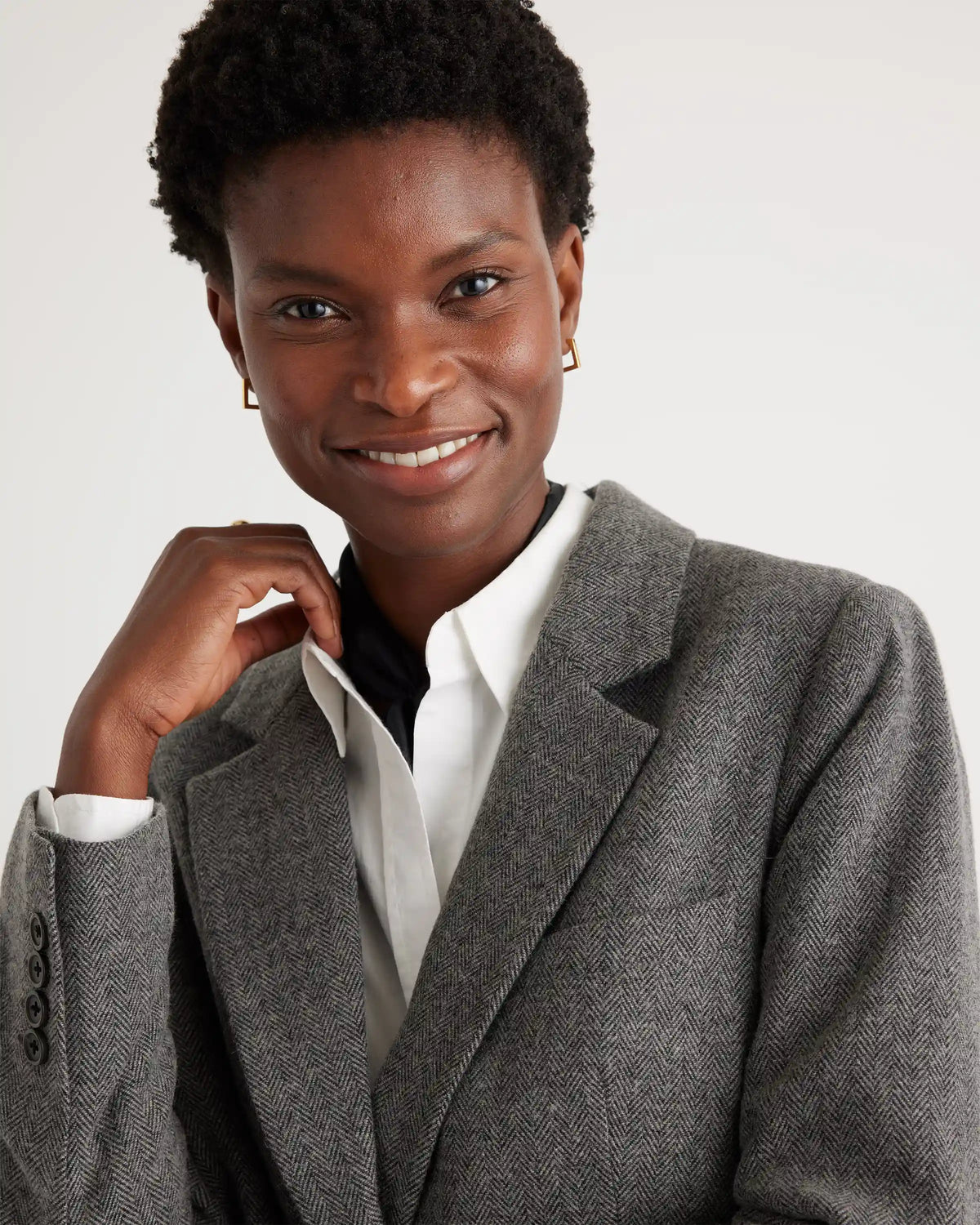 Italian Wool Oversized Blazer