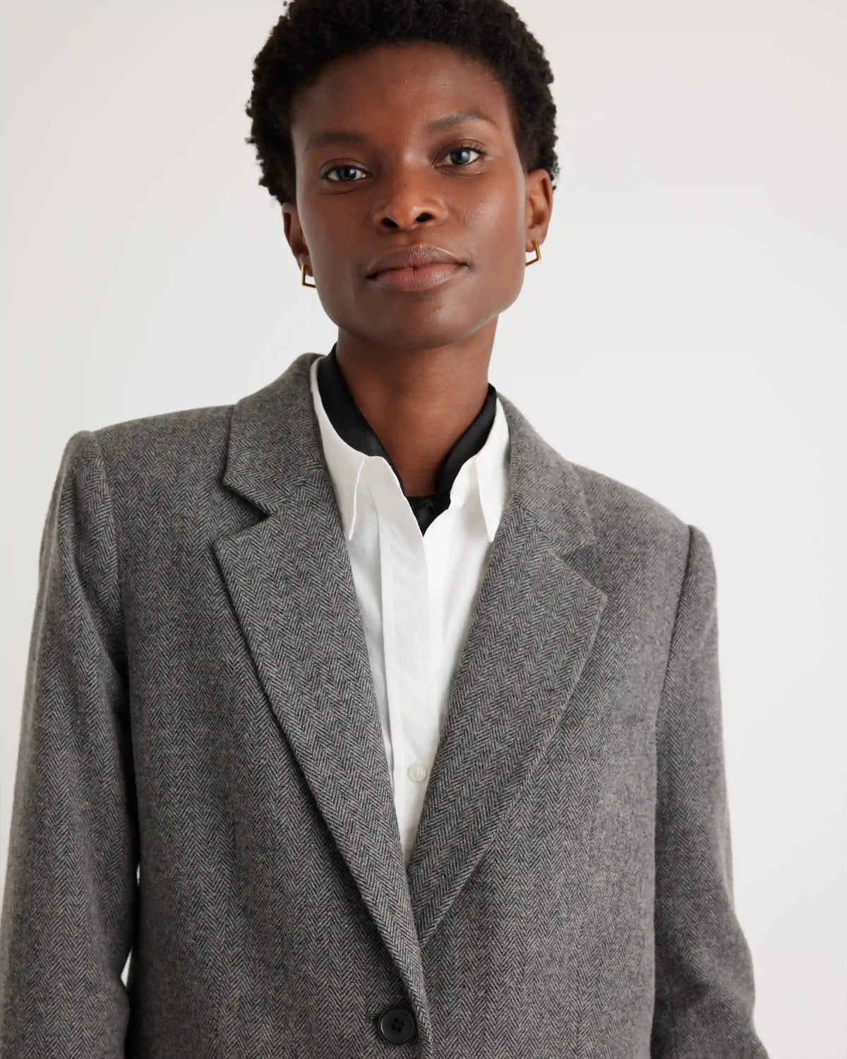 Italian Wool Oversized Blazer