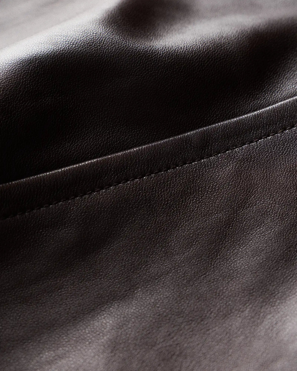 100% Washed Leather Bomber Jacket