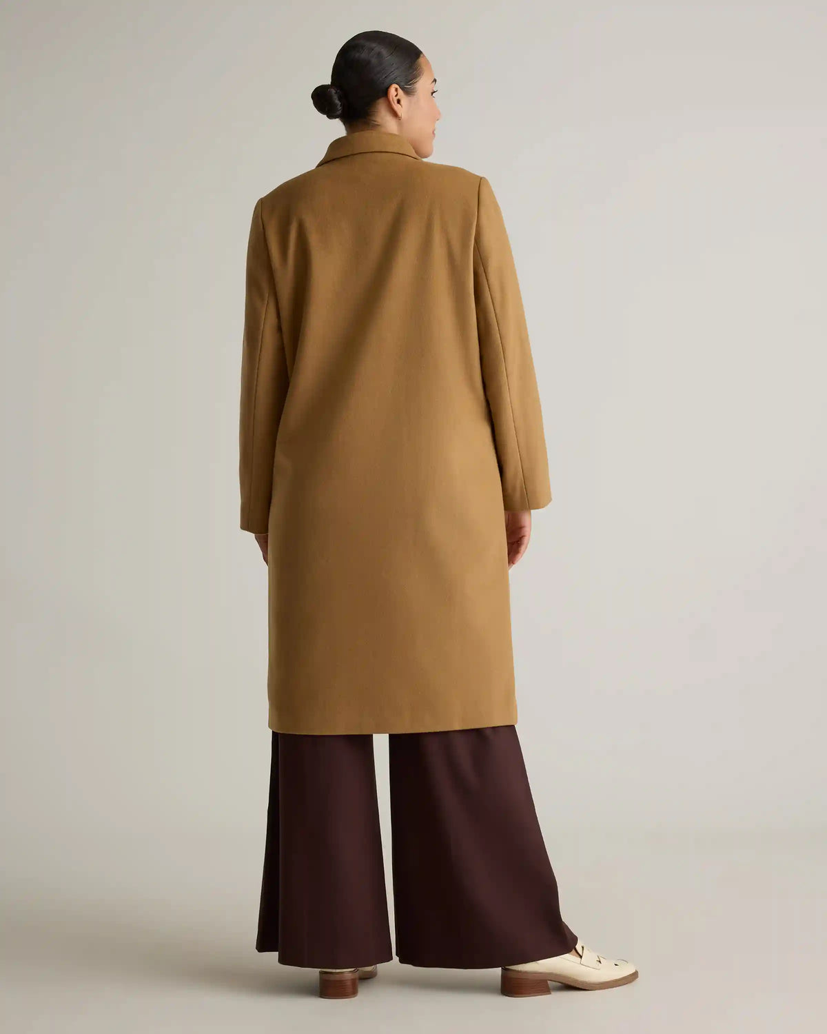 Italian Wool Classic Single-Breasted Coat