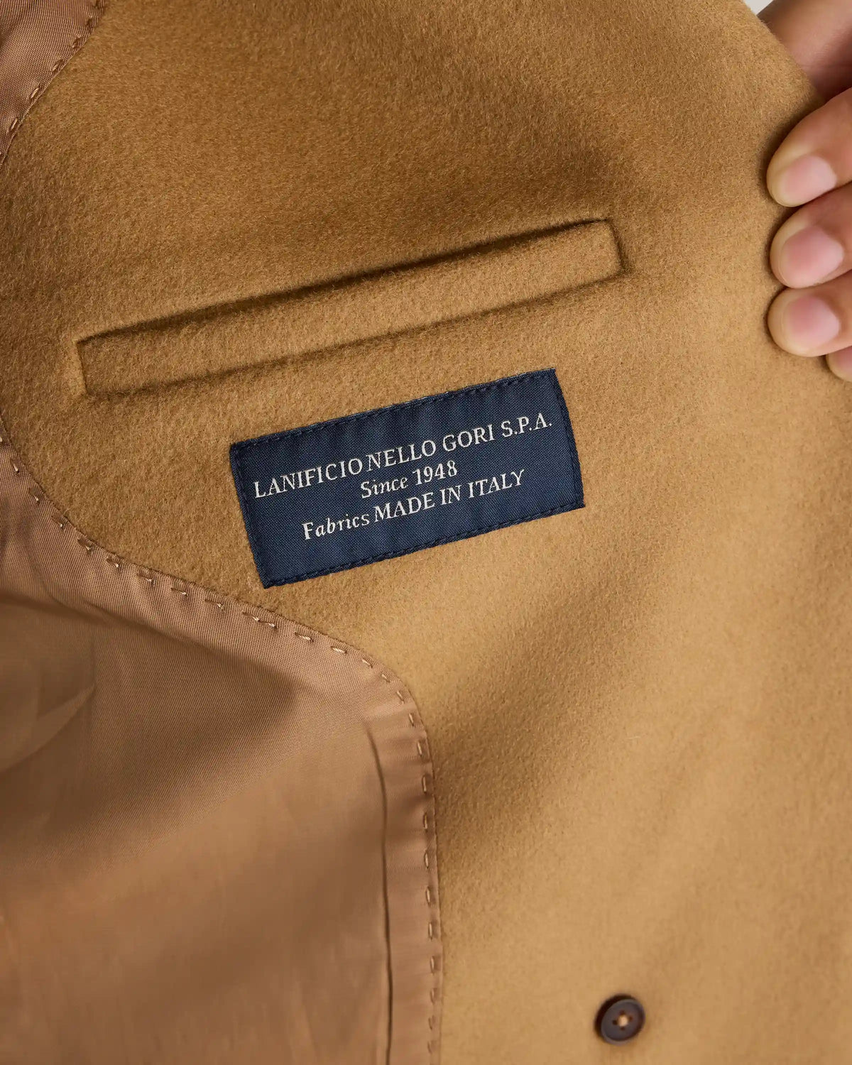 Italian Wool Classic Single-Breasted Coat