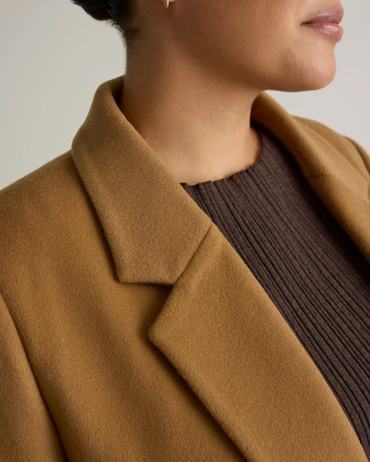 Italian Wool Classic Single-Breasted Coat