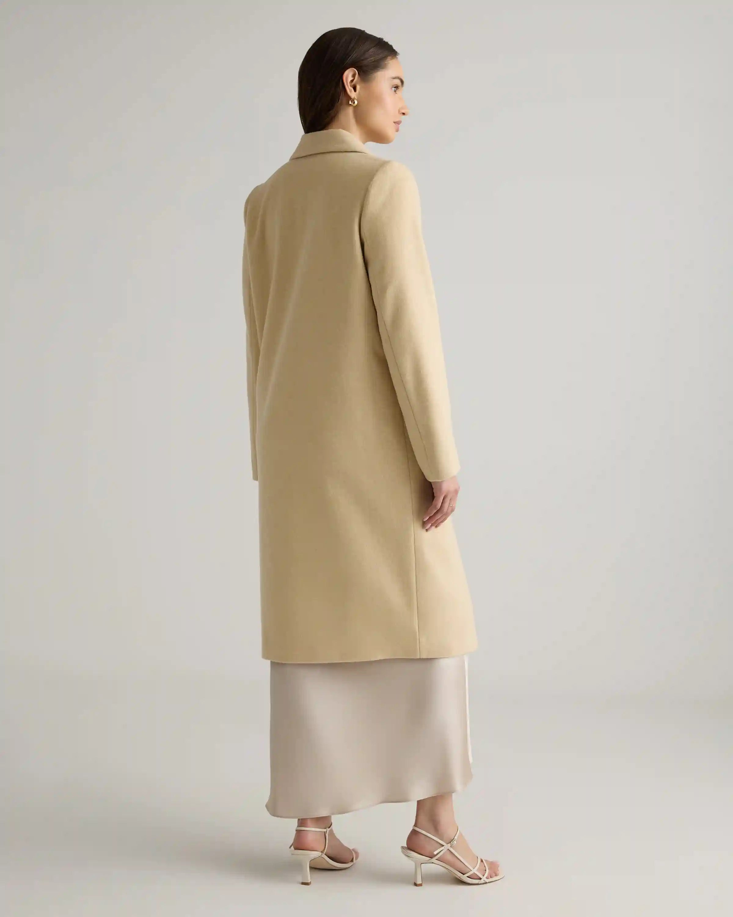 Italian Wool Classic Single-Breasted Coat