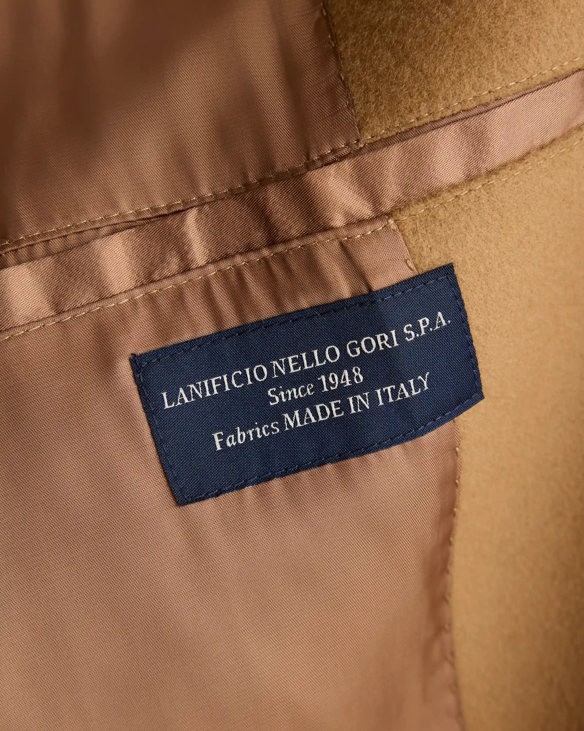 Italian Wool Double-Breasted Slouch Coat