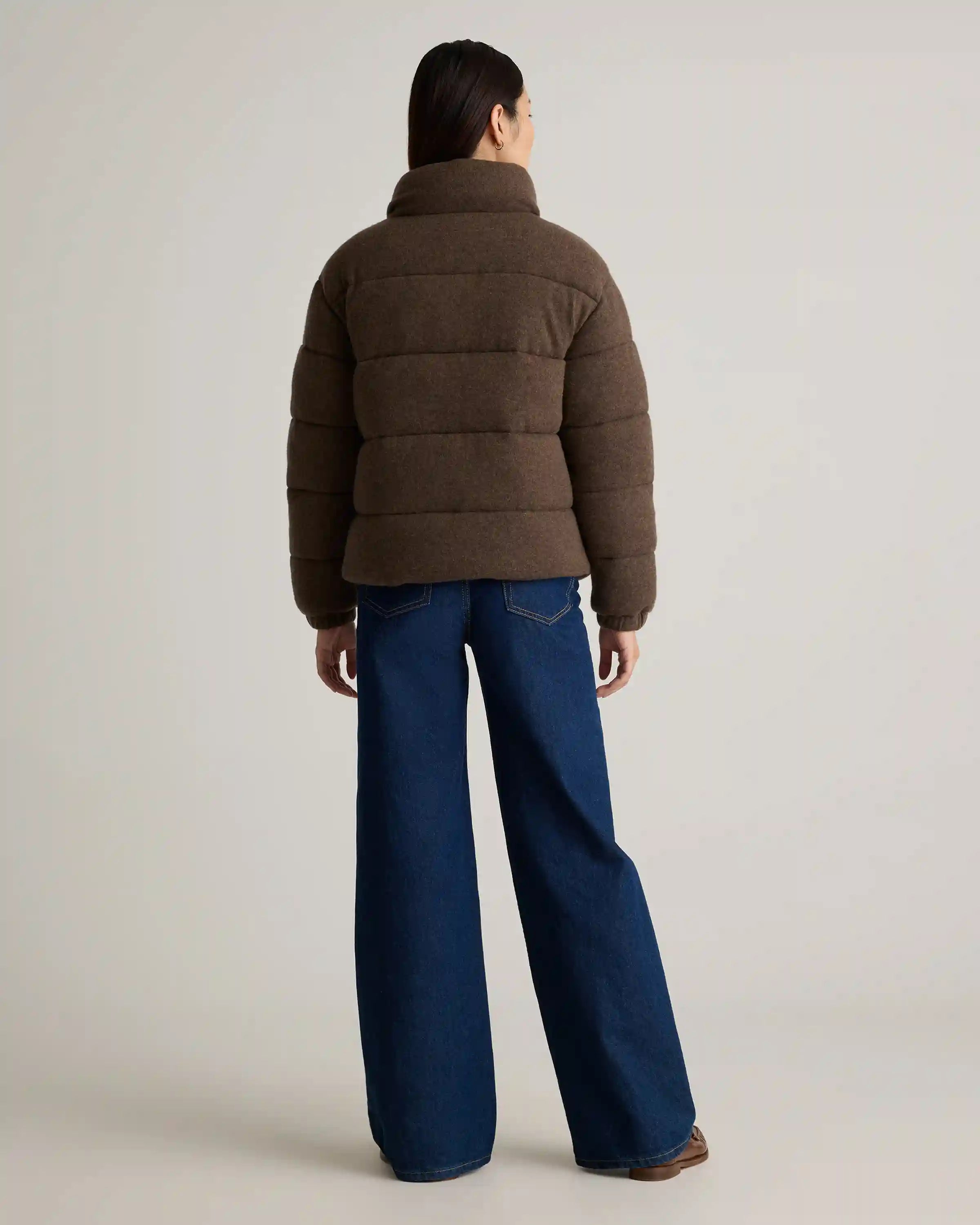 Mongolian Cashmere Puffer Jacket