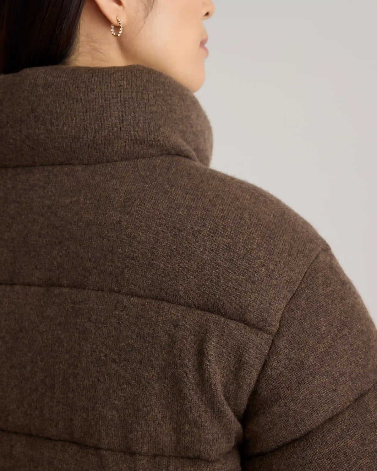 Mongolian Cashmere Puffer Jacket