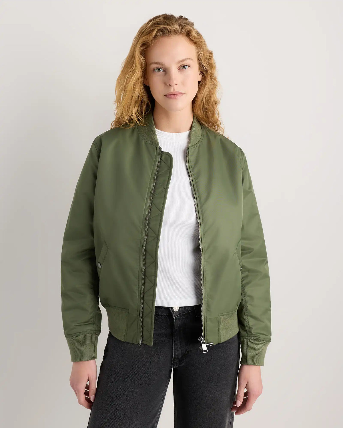 Flight Nylon Bomber Jacket