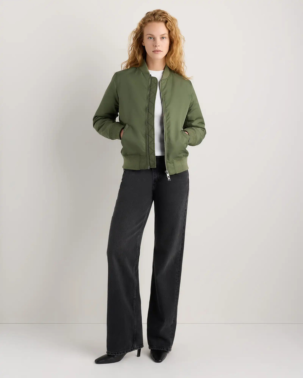 Flight Nylon Bomber Jacket