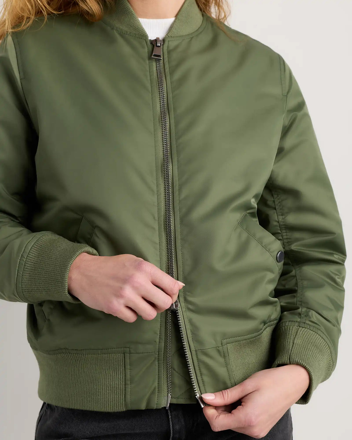 Flight Nylon Bomber Jacket
