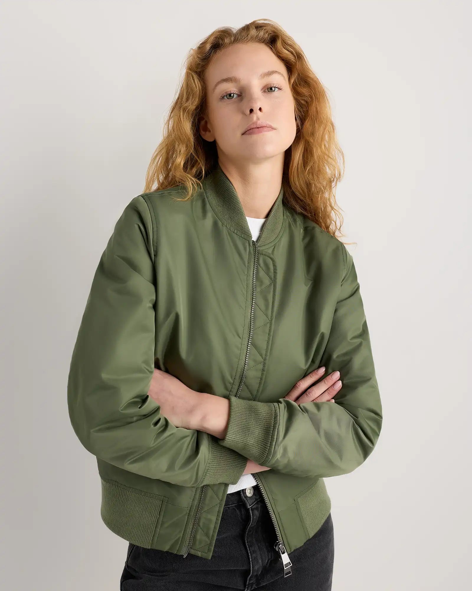Flight Nylon Bomber Jacket