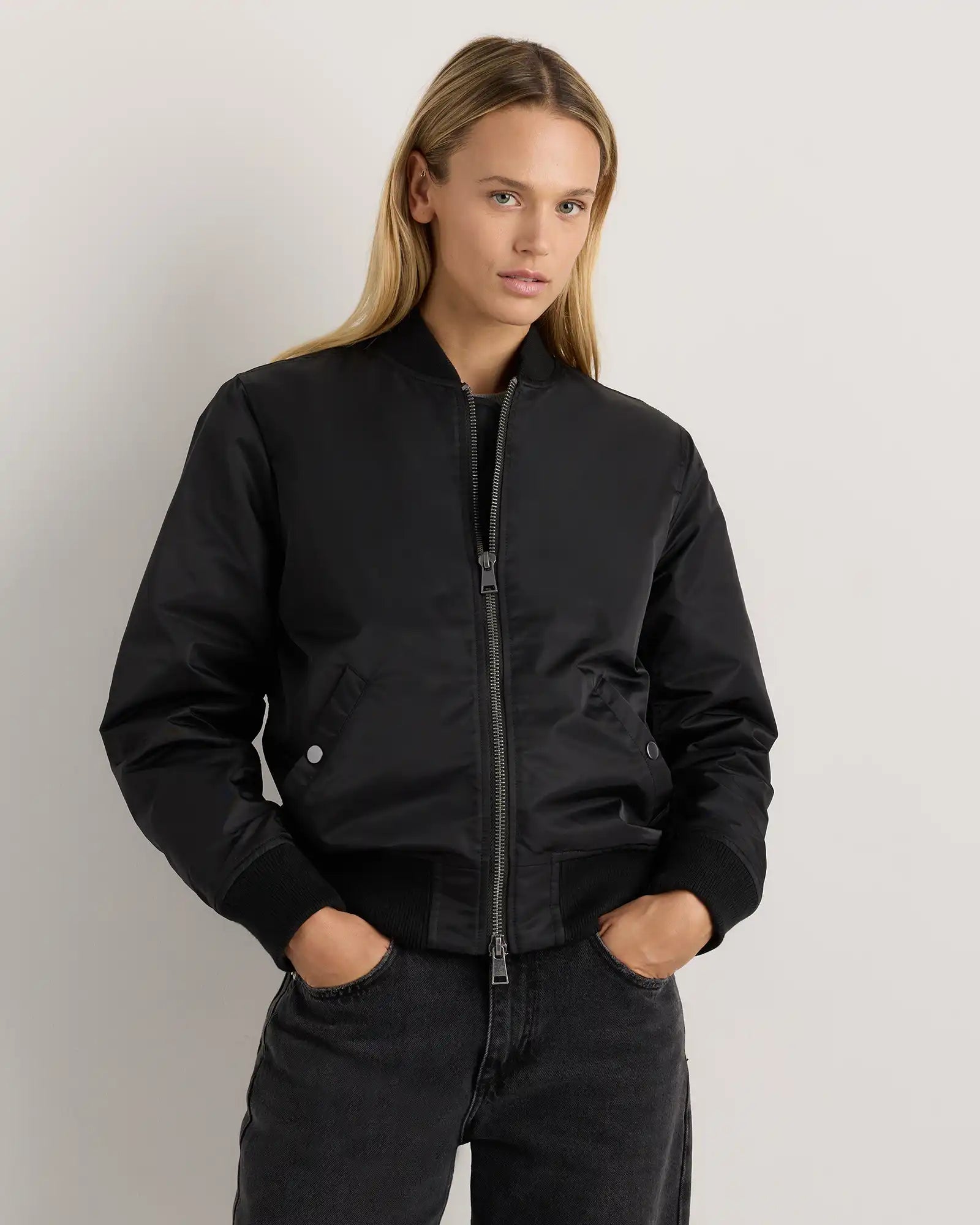 Flight Nylon Bomber Jacket