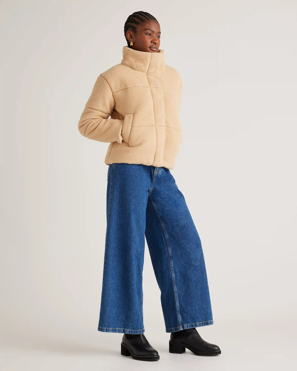 Sherpa Puffer Jacket