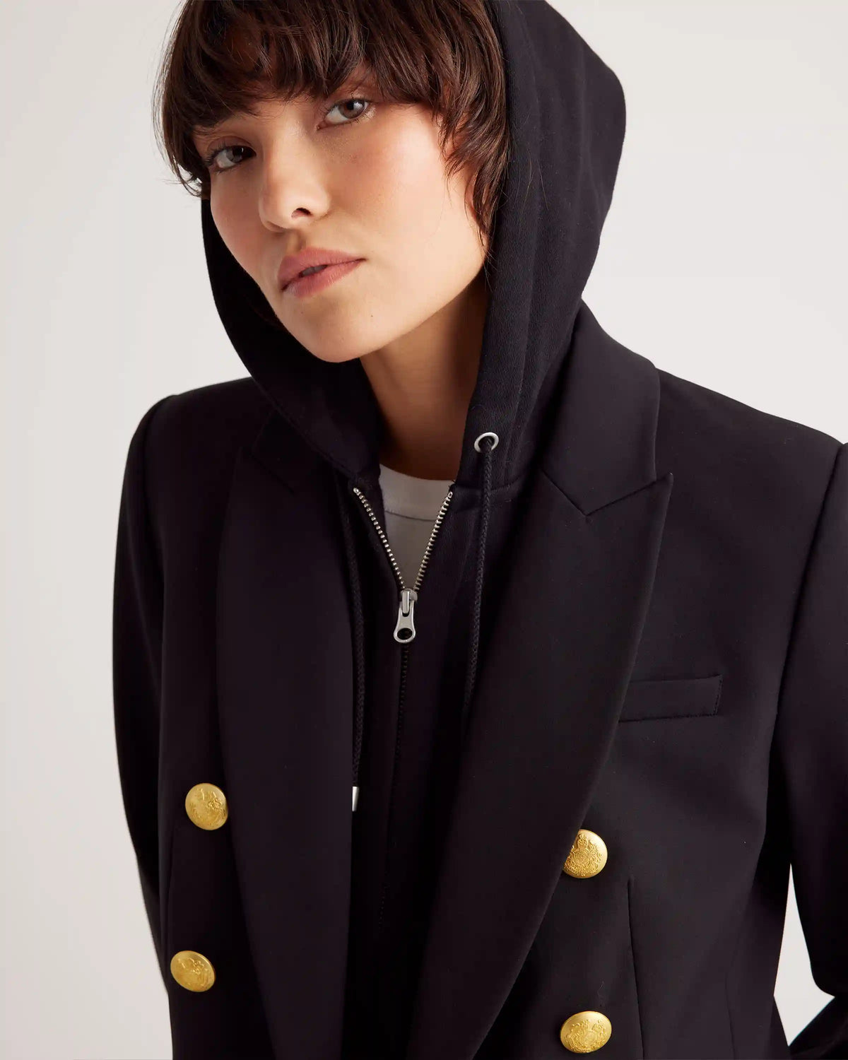 Organic Heavyweight Fleece Hoodie Blazer Insert