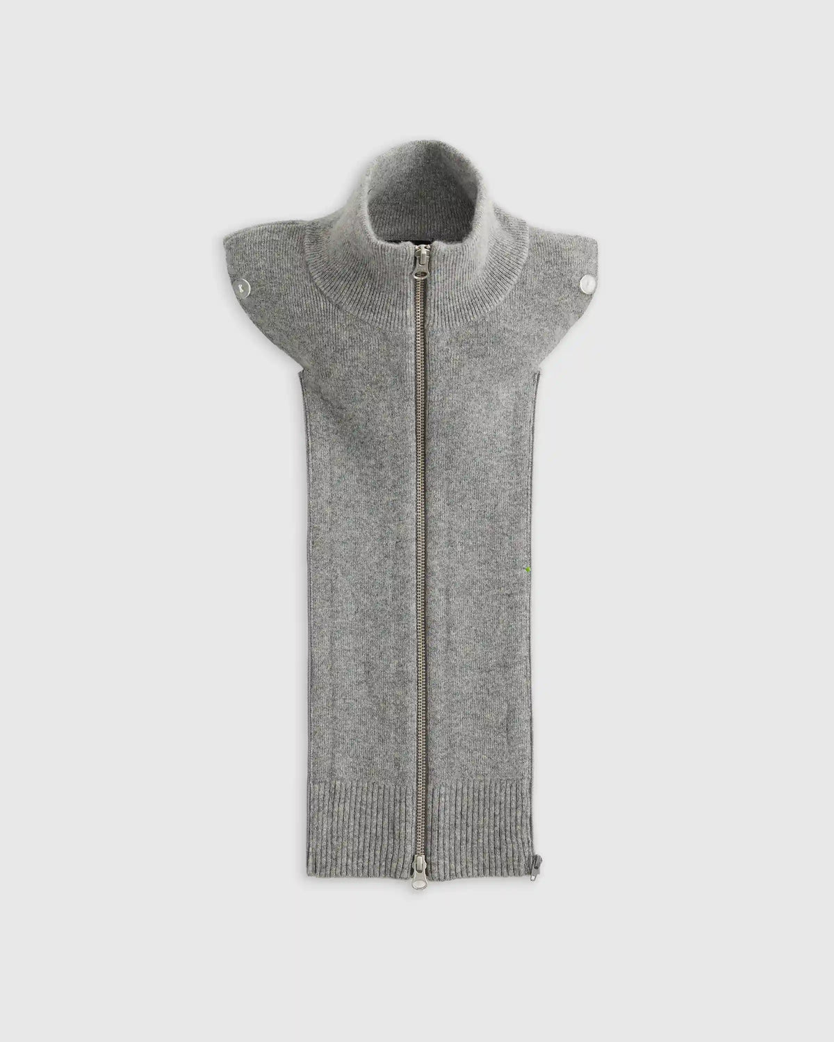 100% Mongolian Cashmere Ribbed Collar Blazer Insert