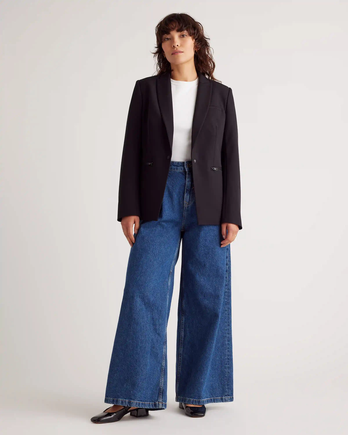 Scuba Single-Breasted Convertible Blazer