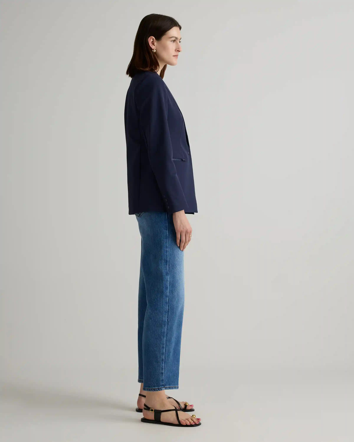 Scuba Single-Breasted Convertible Blazer