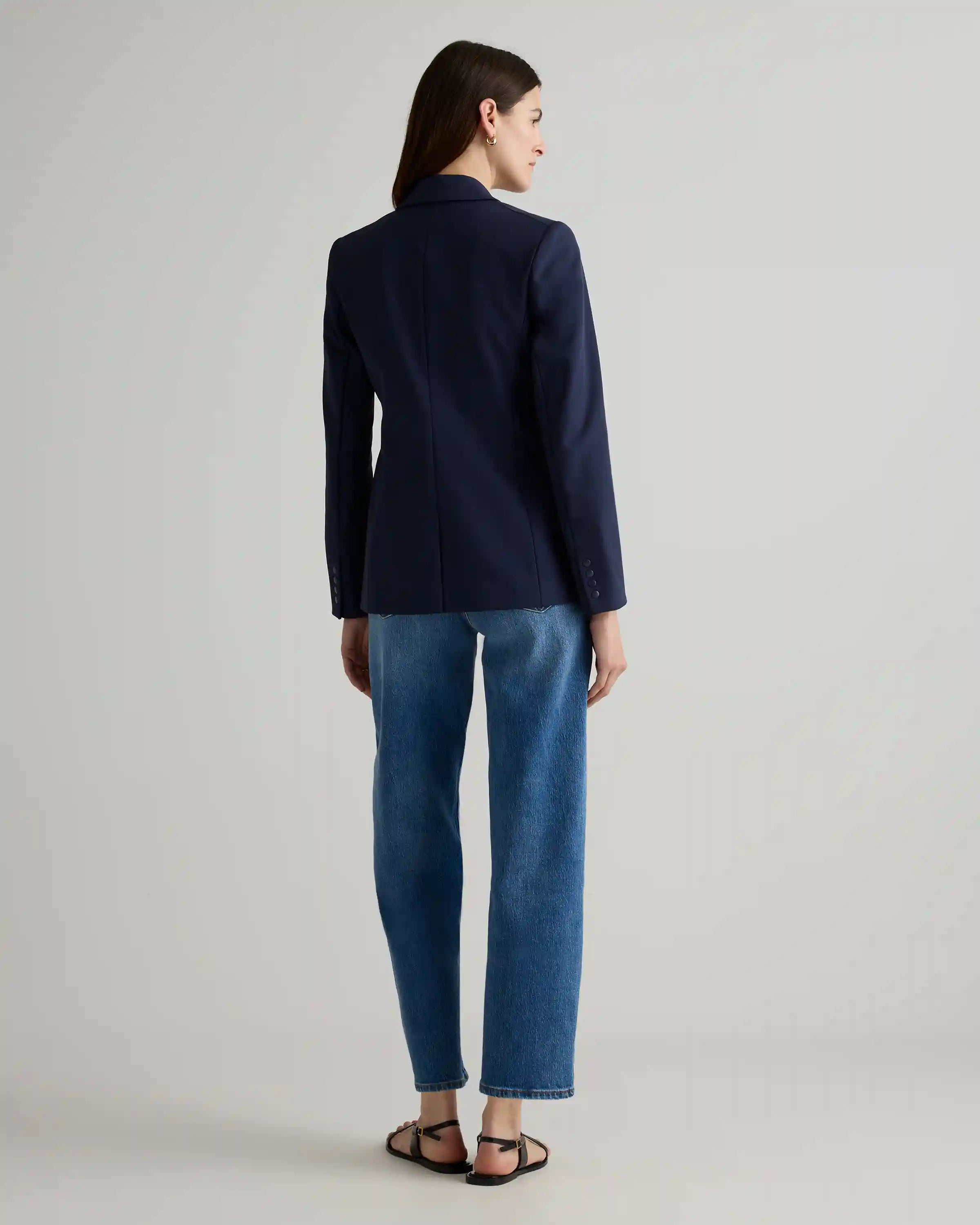 Scuba Single-Breasted Convertible Blazer