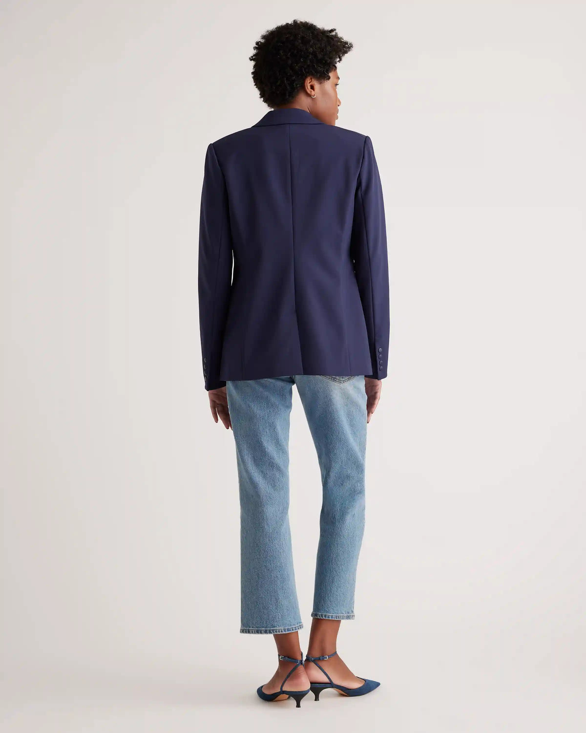 Scuba Single-Breasted Convertible Blazer