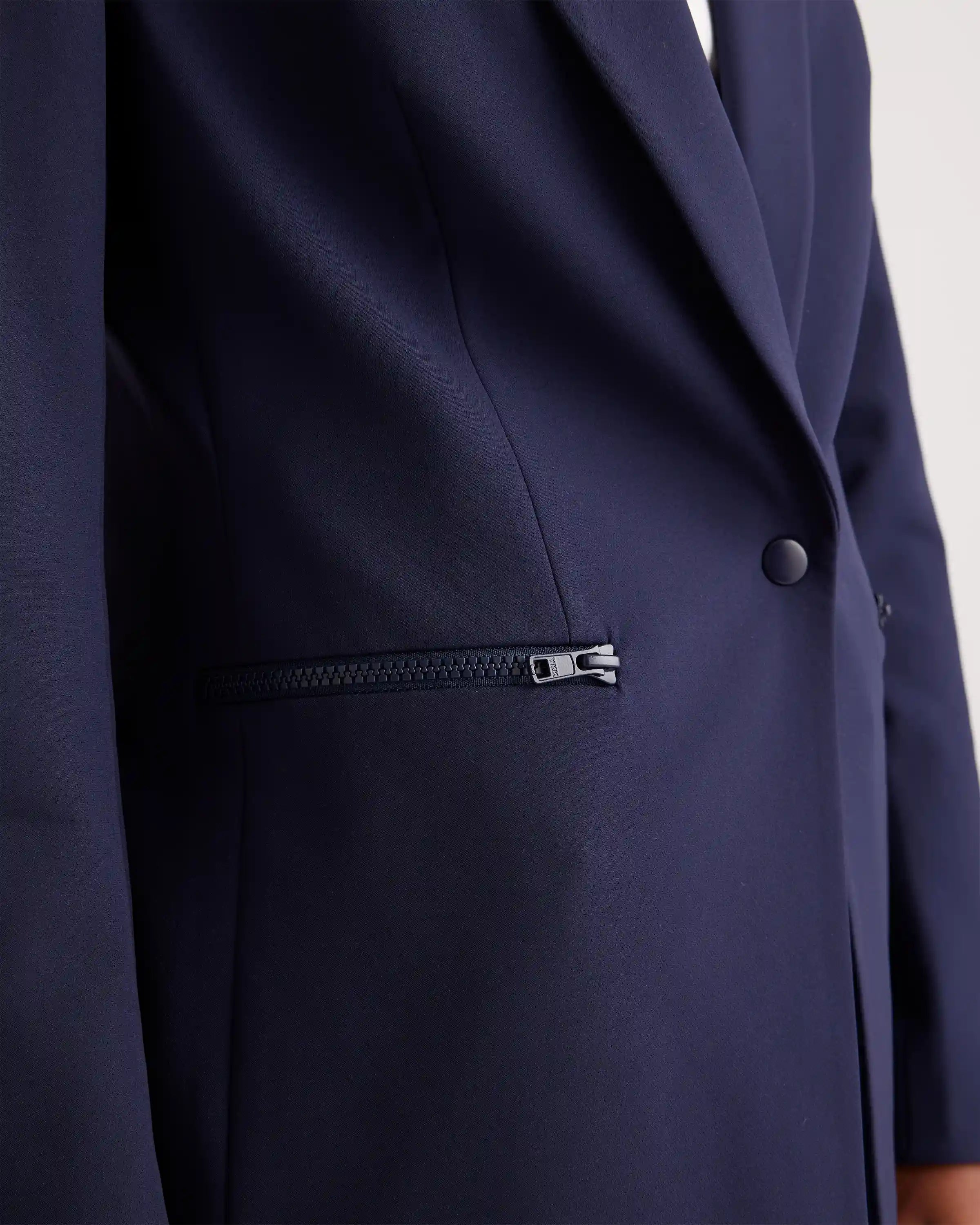 Scuba Single-Breasted Convertible Blazer