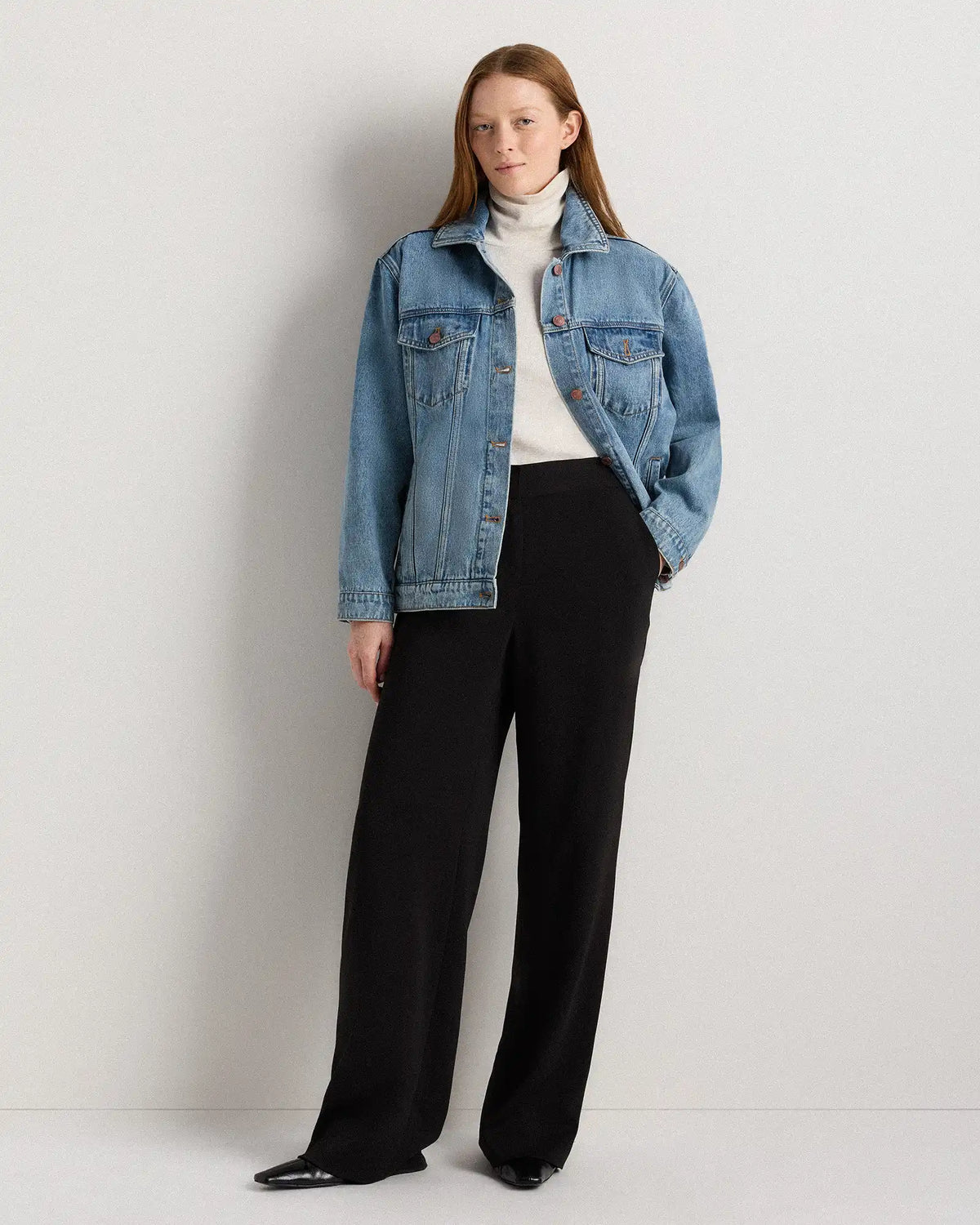 100% Organic Cotton Oversized Denim Jacket