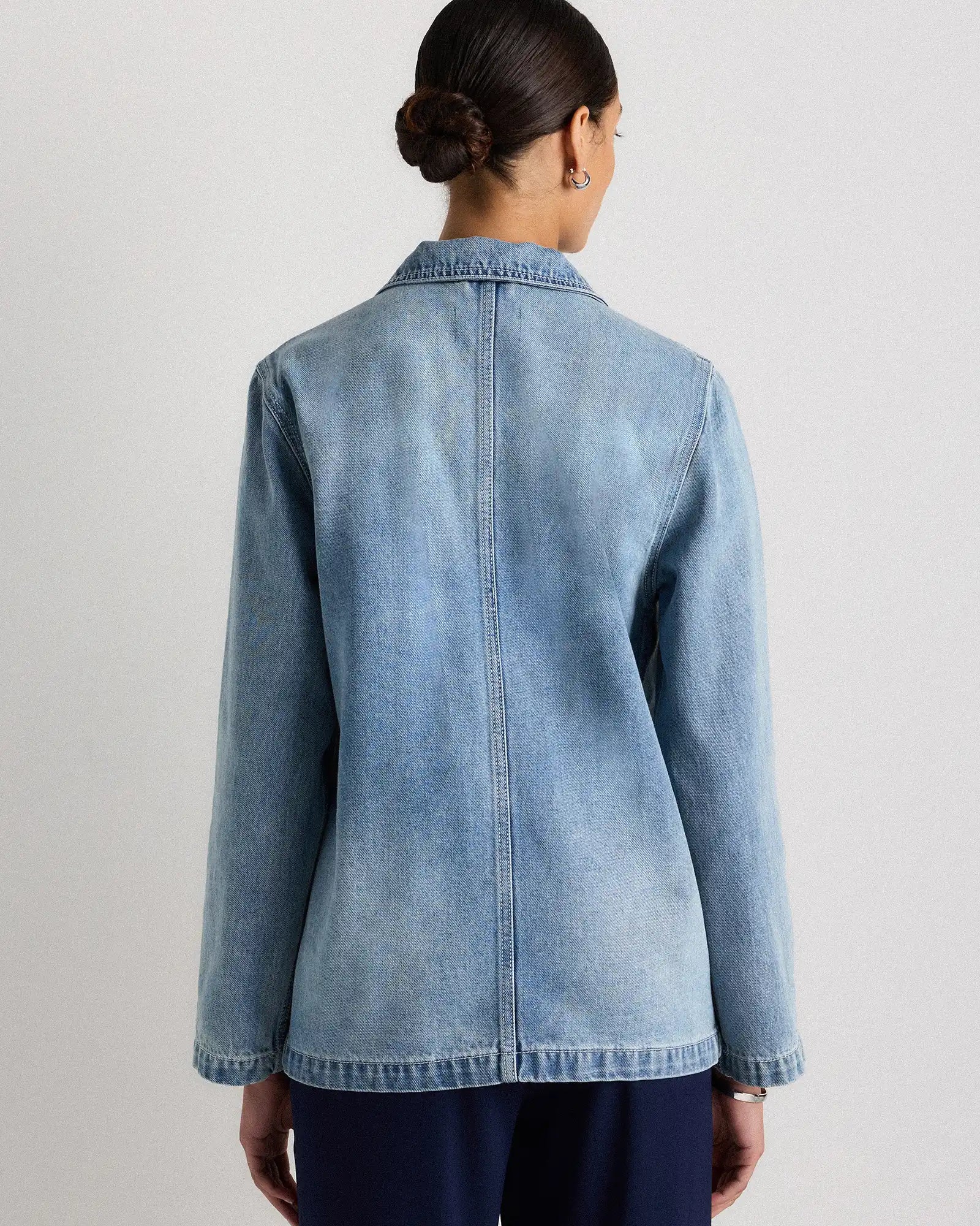 100% Organic Cotton Denim Chore Jacket