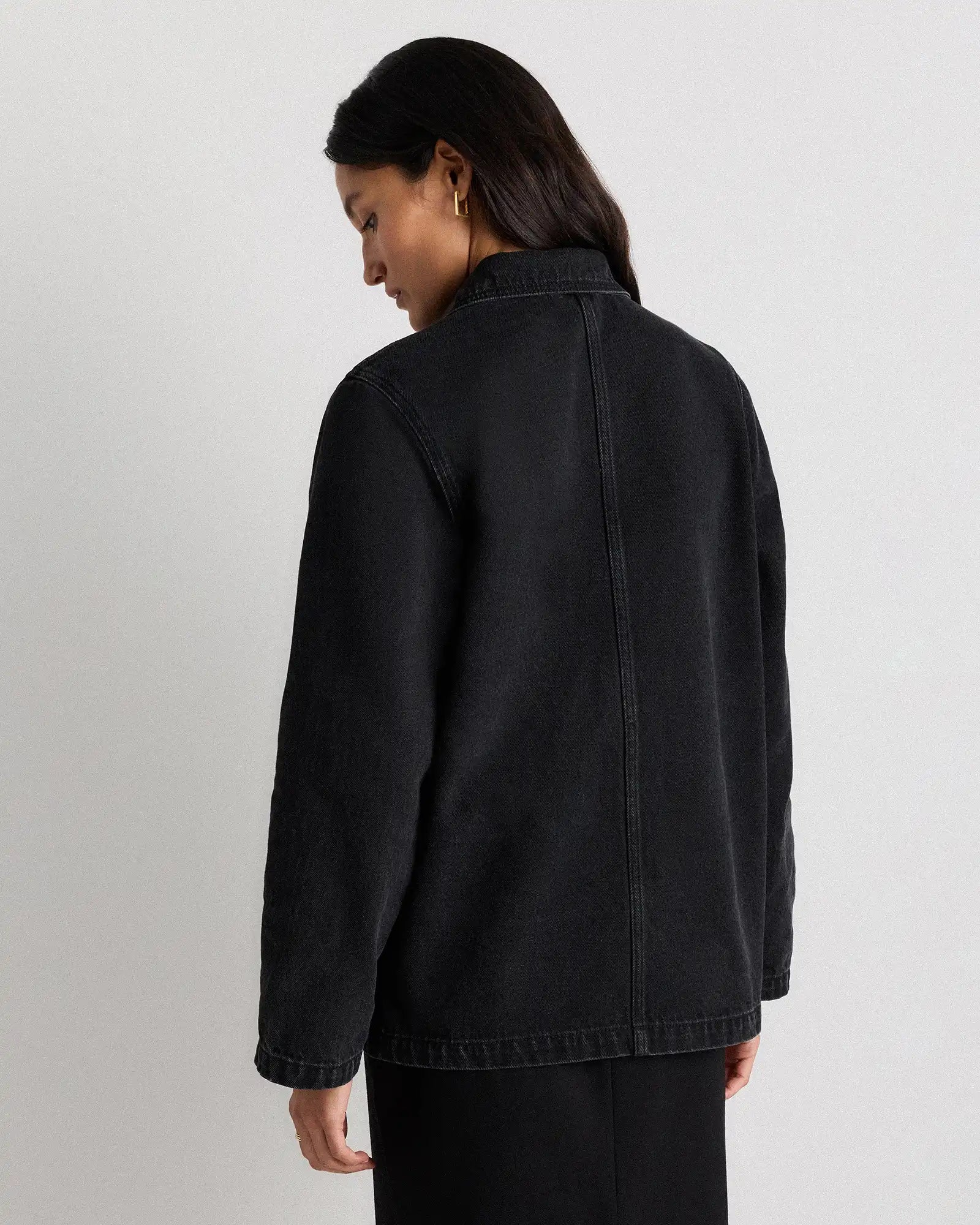 100% Organic Cotton Denim Chore Jacket