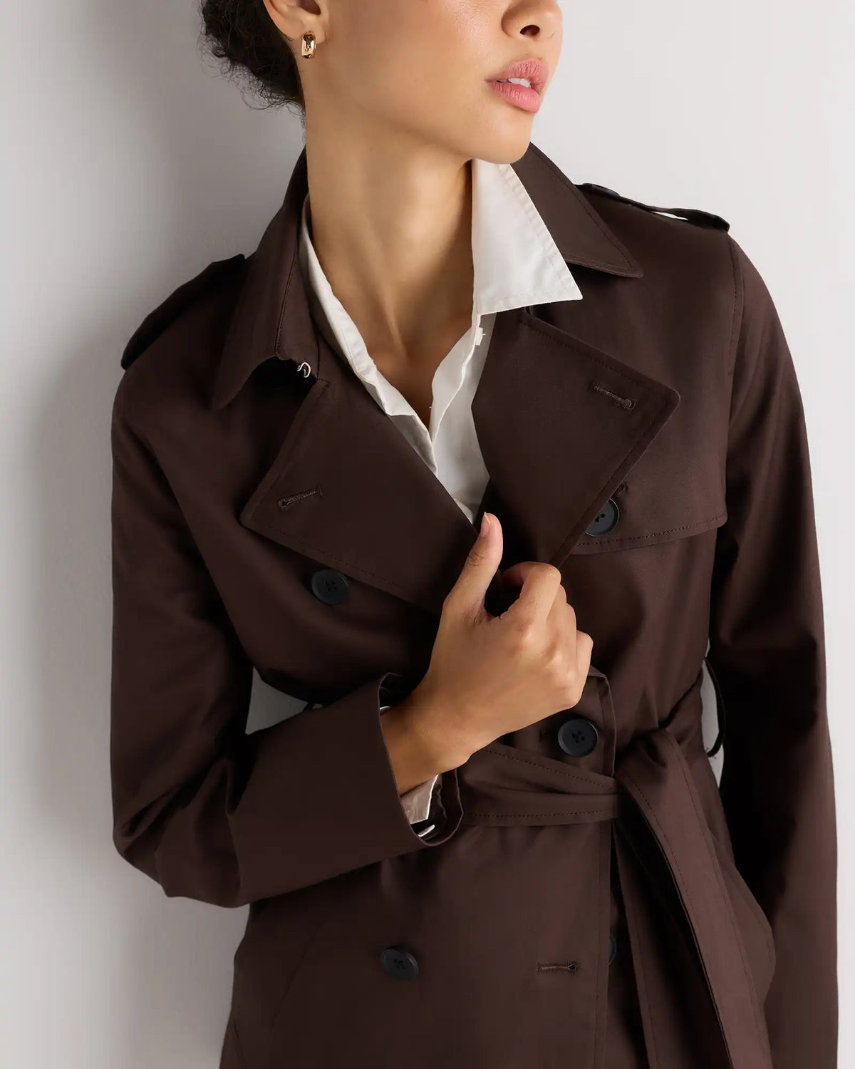 Comfort Stretch Short Trench Coat