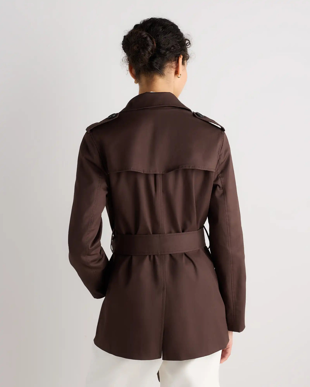 Comfort Stretch Short Trench Coat