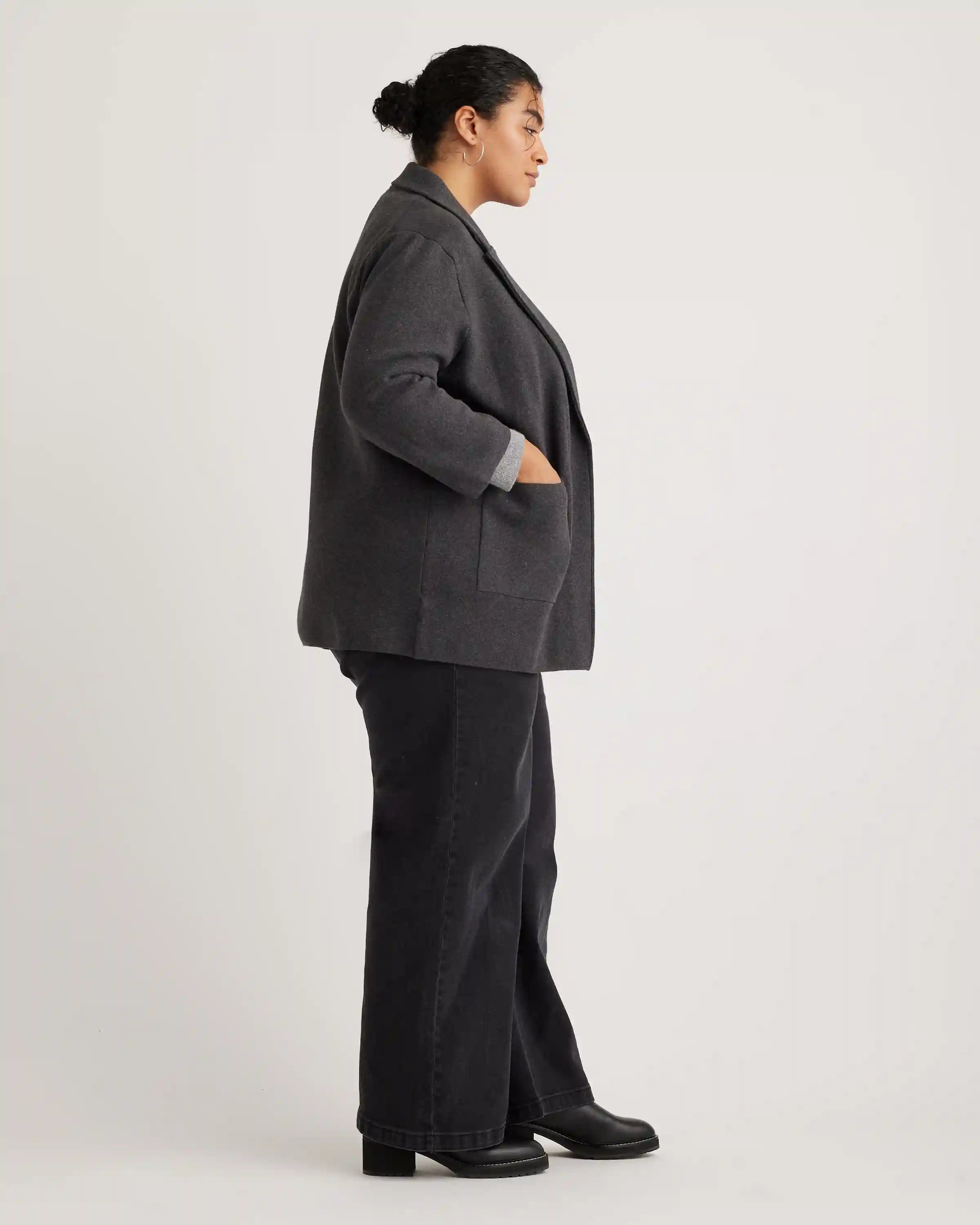 100% Organic Cotton Knit Blazer