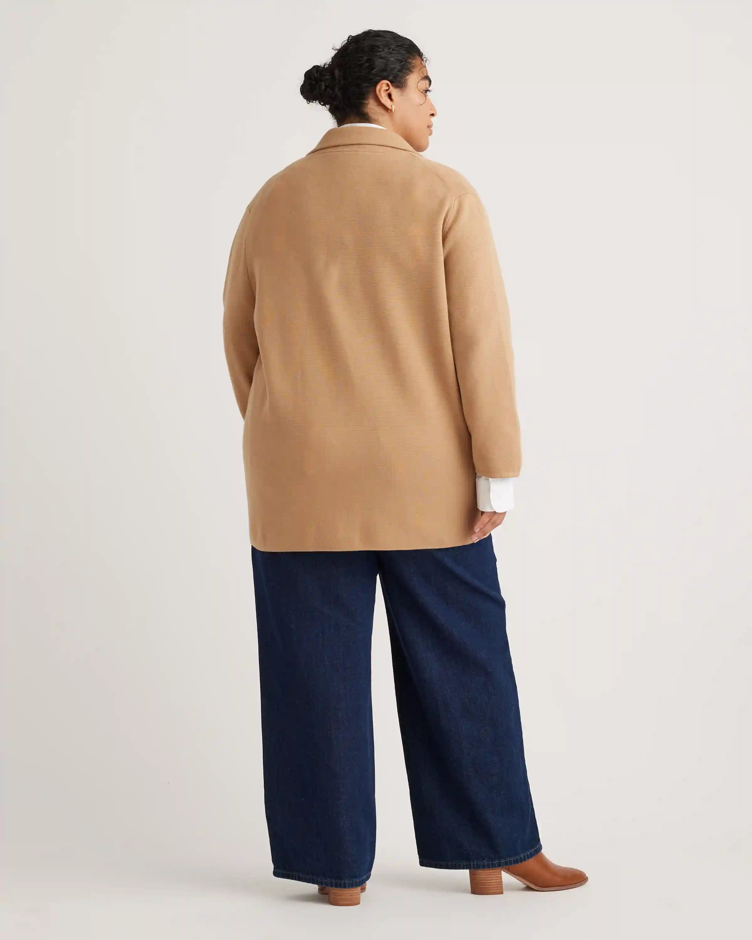 100% Organic Cotton Knit Blazer