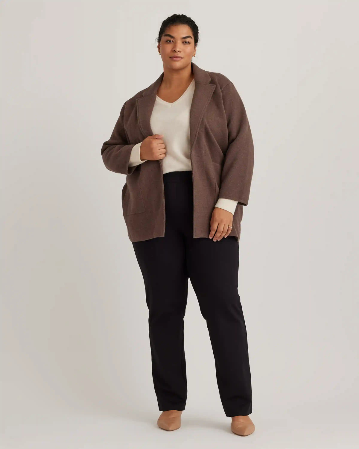 100% Organic Cotton Knit Blazer