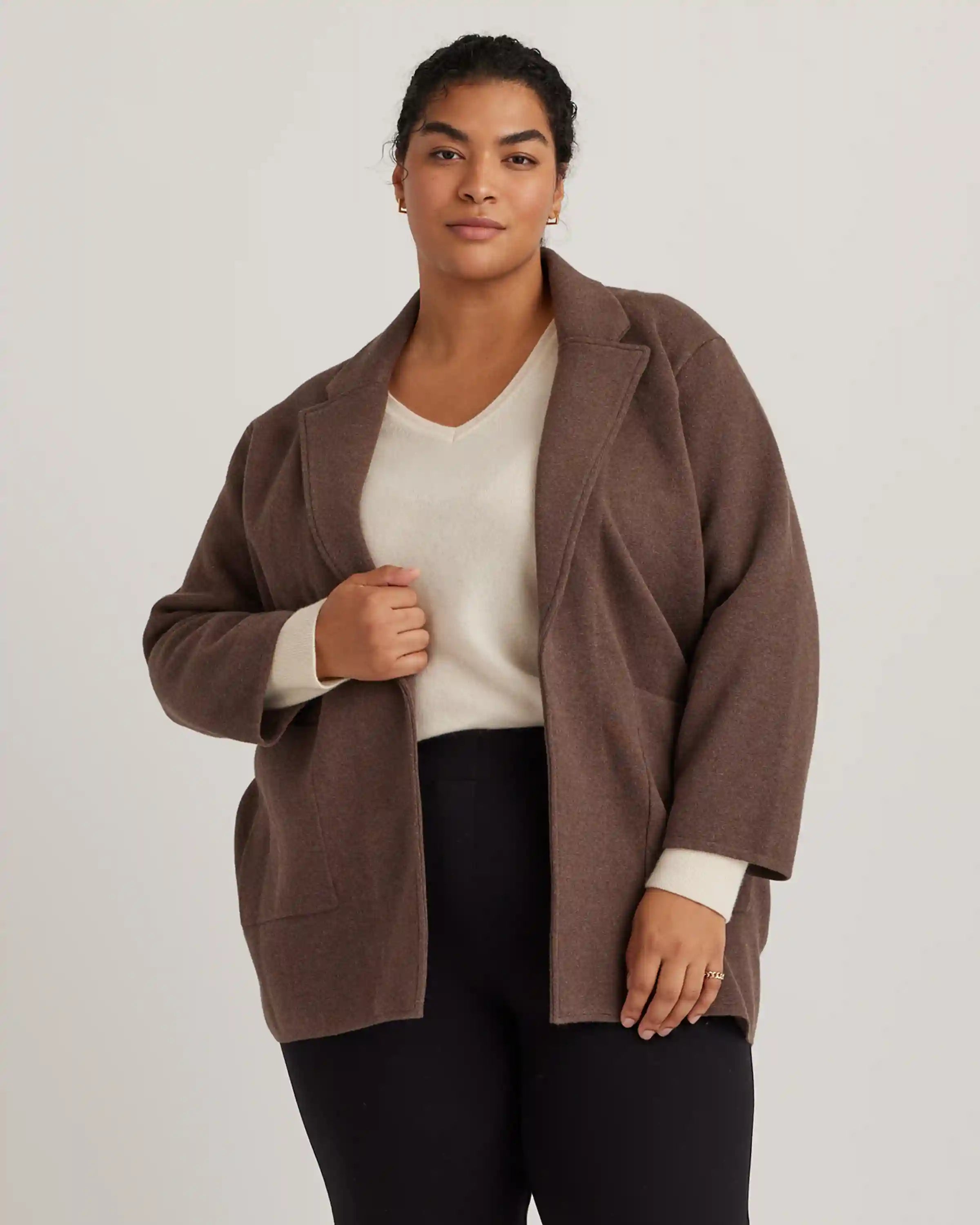 100% Organic Cotton Knit Blazer