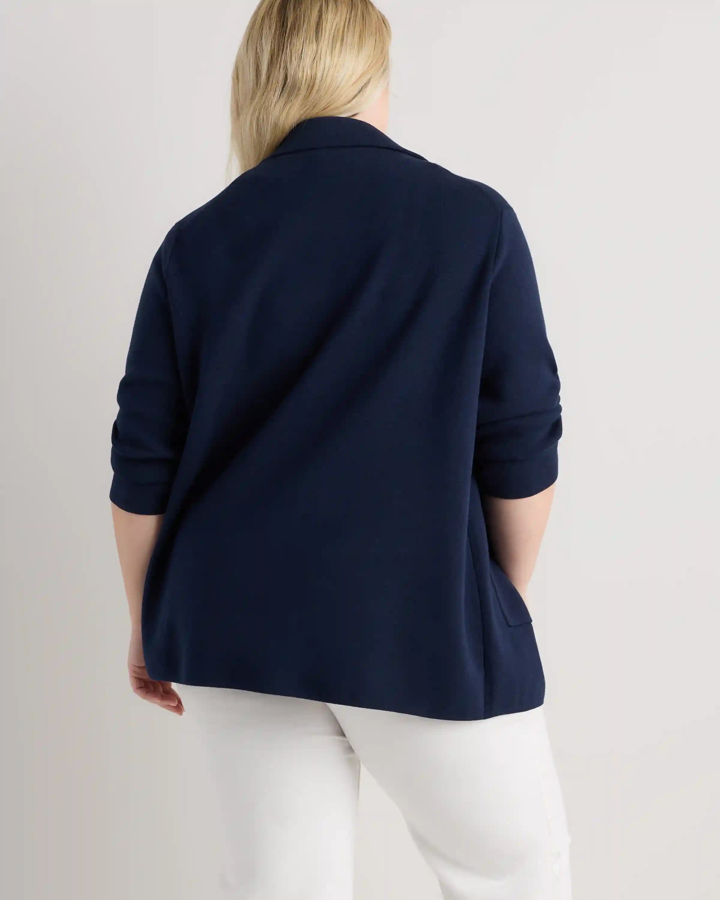 100% Organic Cotton Knit Blazer