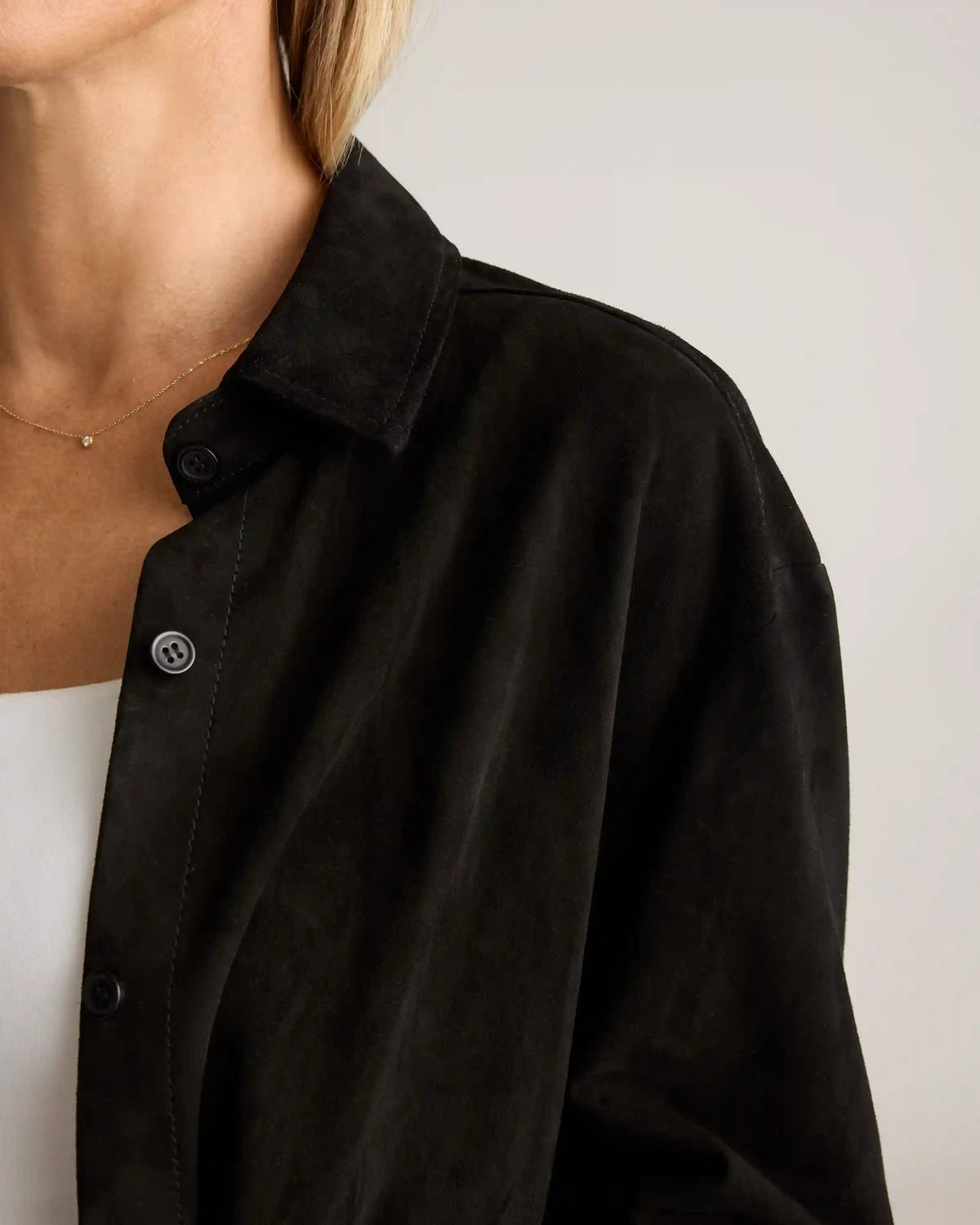 100% Suede Overshirt