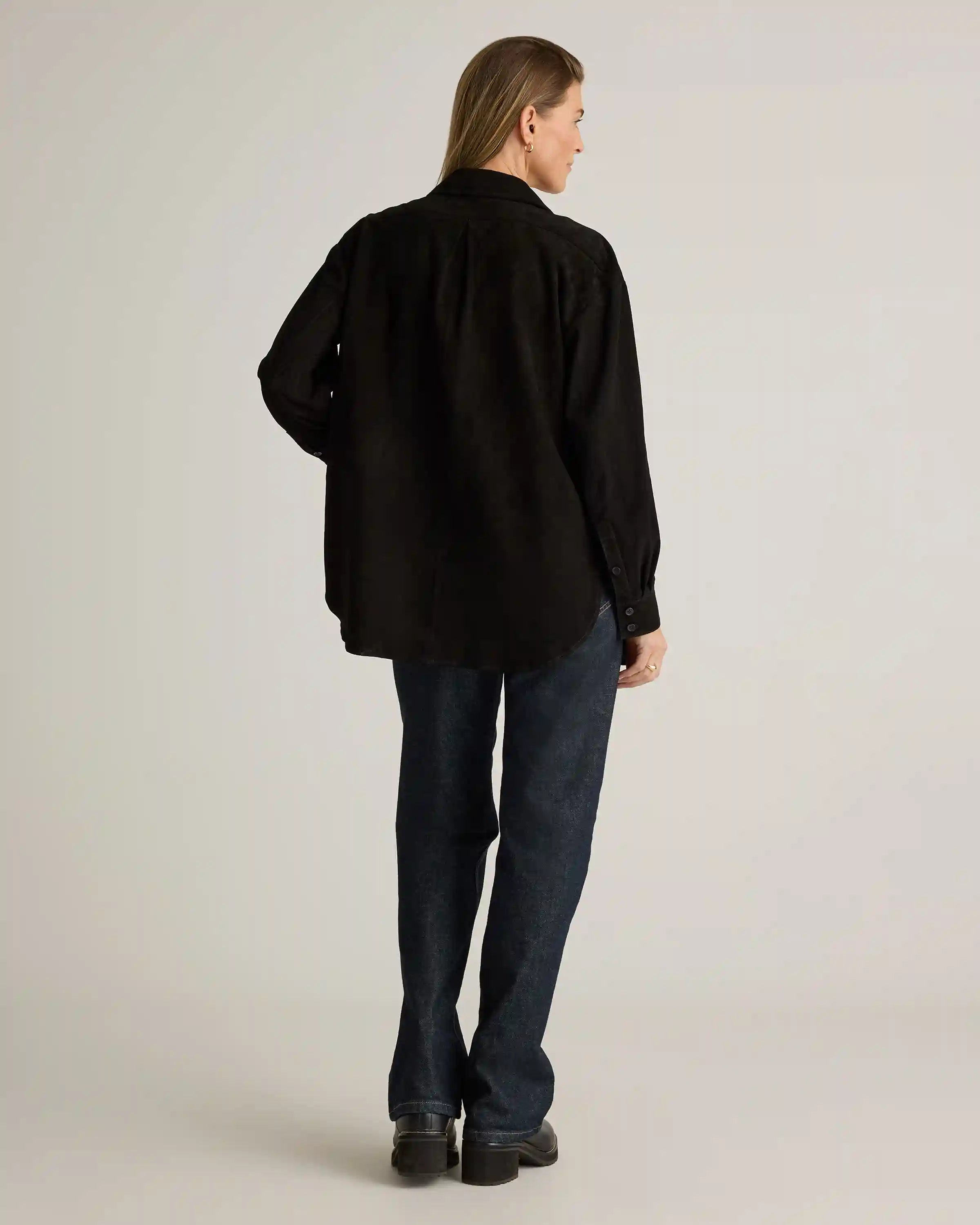100% Suede Overshirt